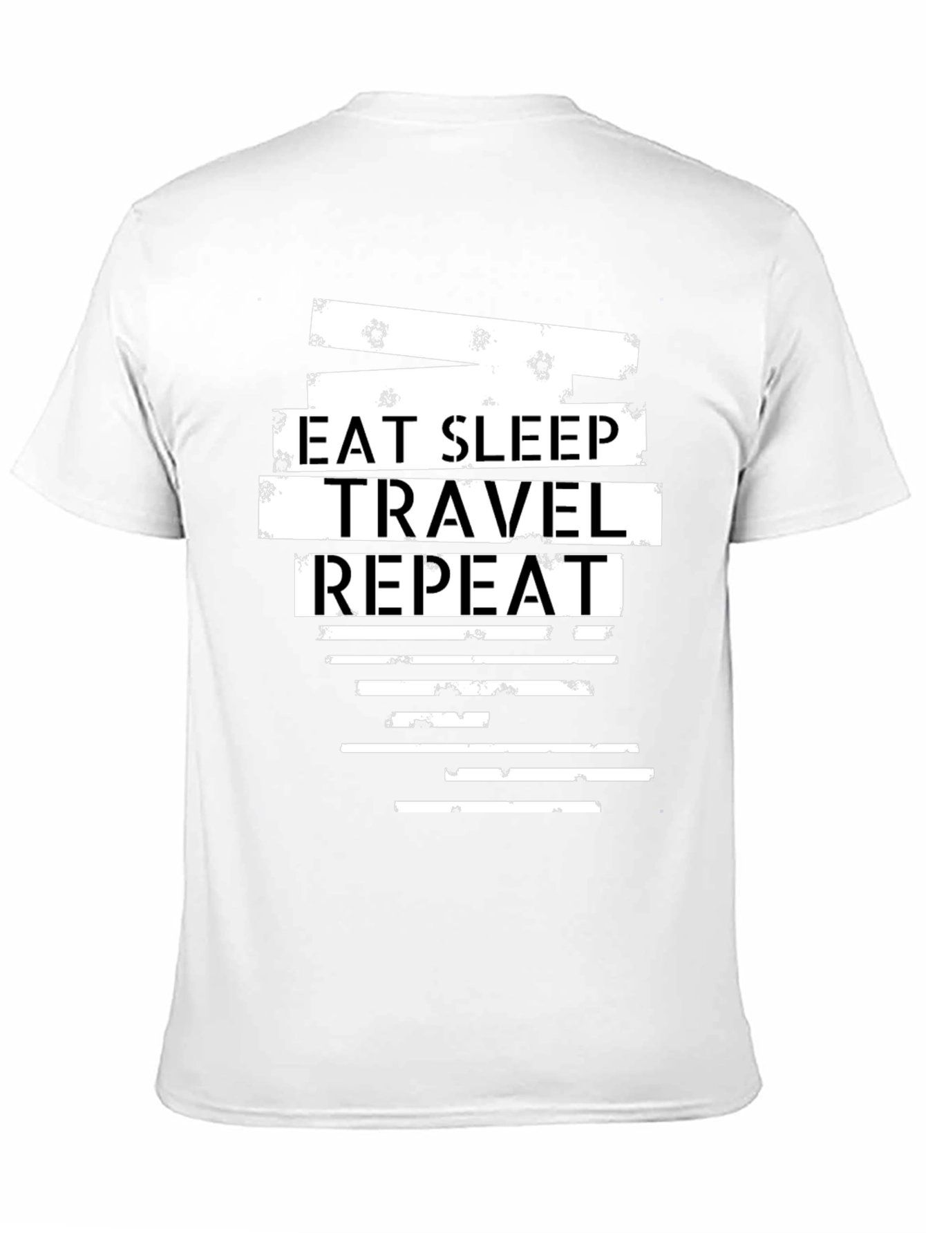 Eat Sleep Travel Repeat Graphic Tee