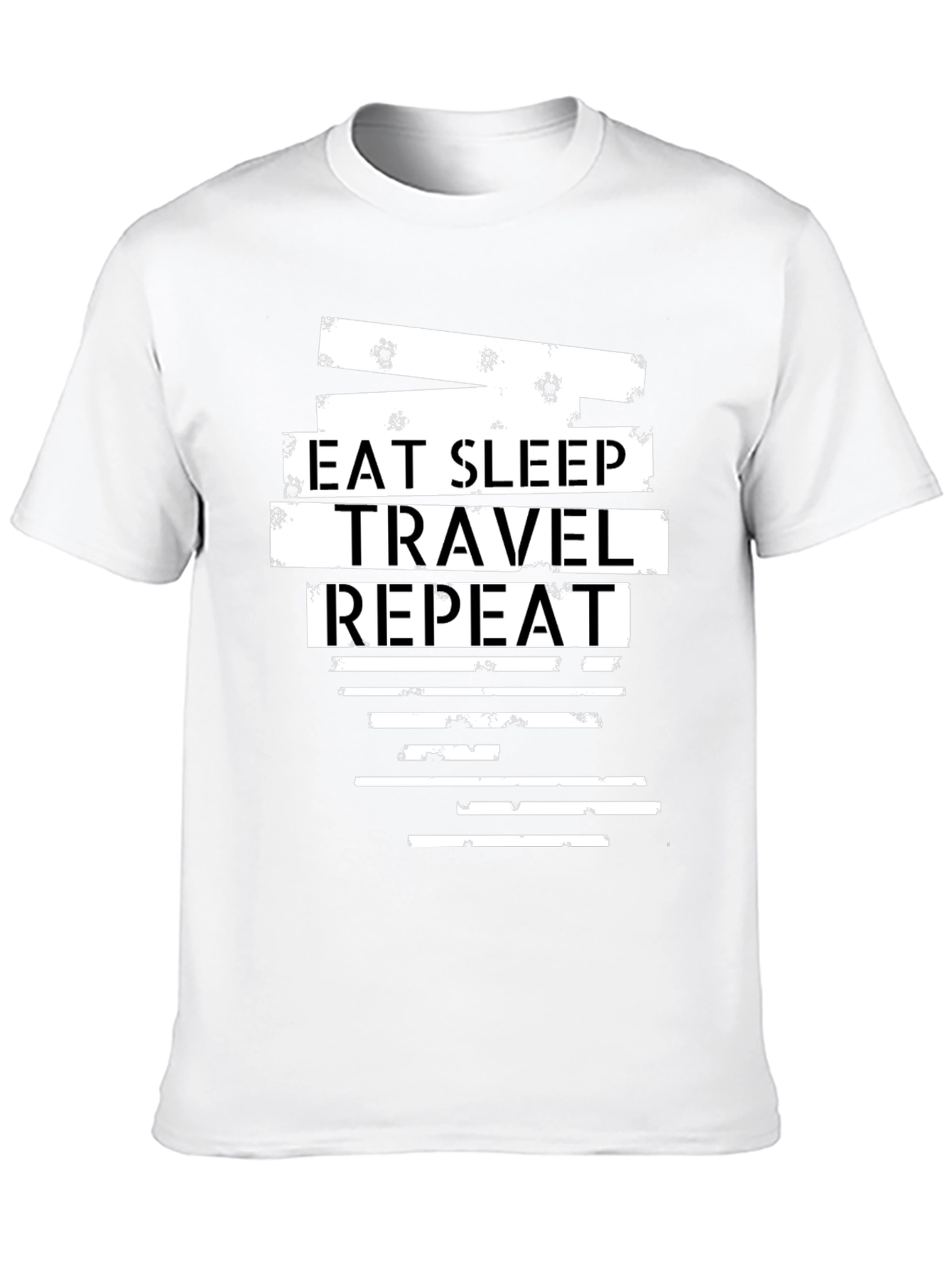 Eat Sleep Travel Repeat Graphic Tee
