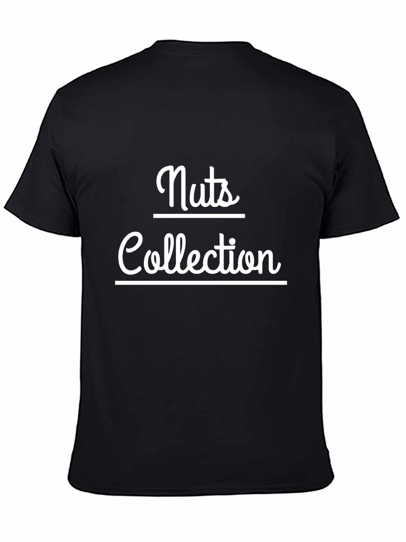 Nuts Collection Graphic T-Shirt - Bold Black Tee