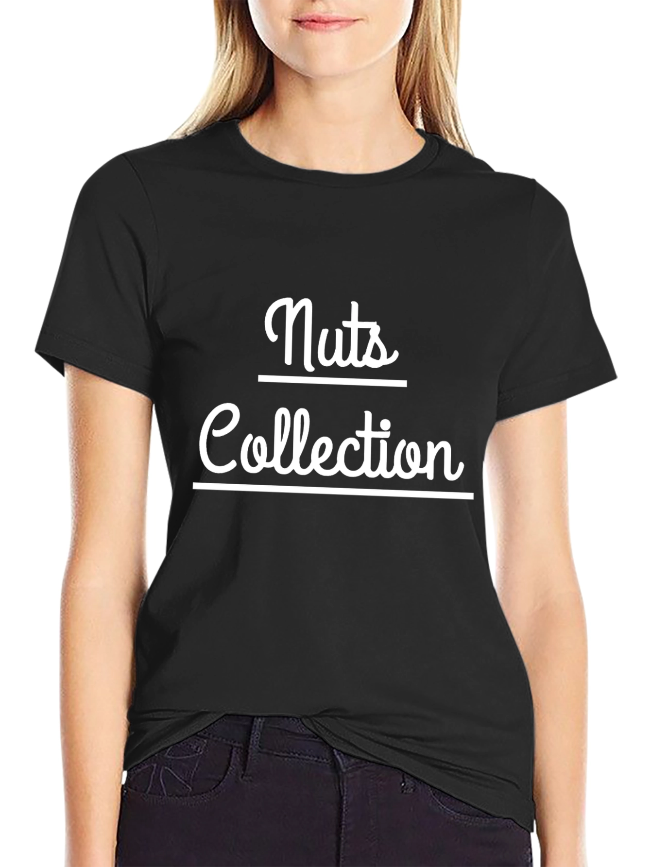 Nuts Collection Graphic T-Shirt - Bold Black Tee