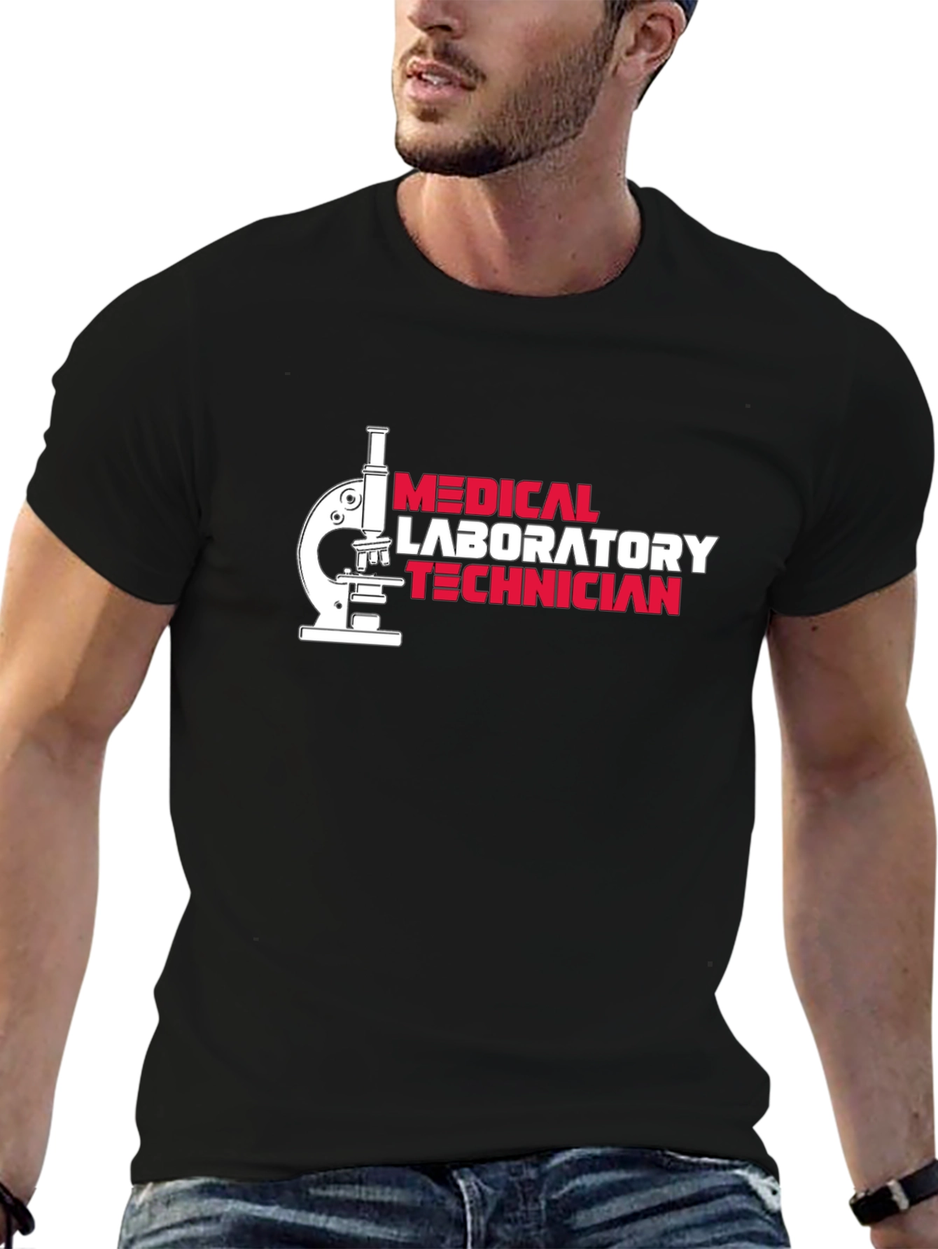 Medical Laboratory Technician T-Shirt - Black