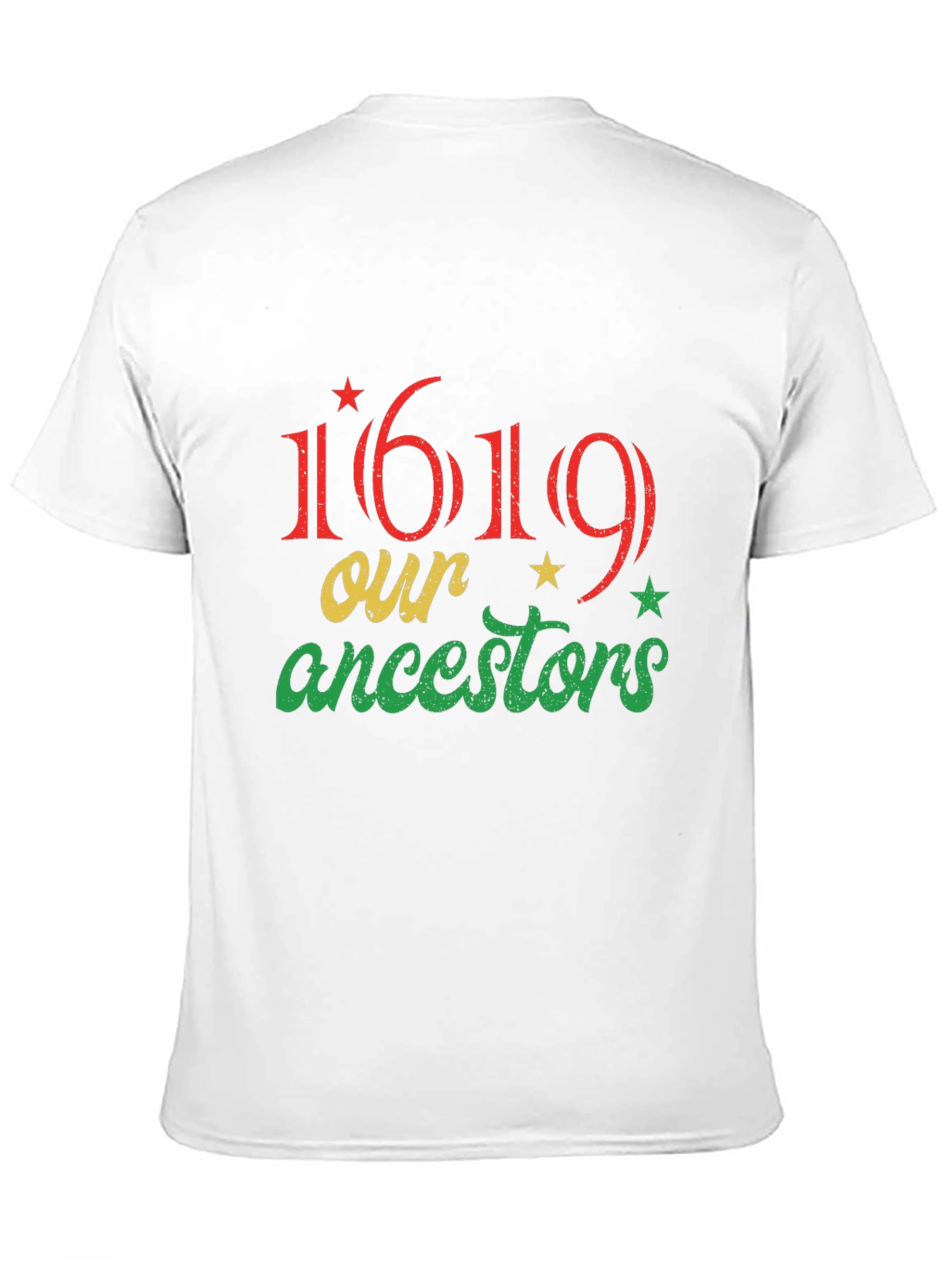 1619 Our Ancestors Graphic T-Shirt - Black