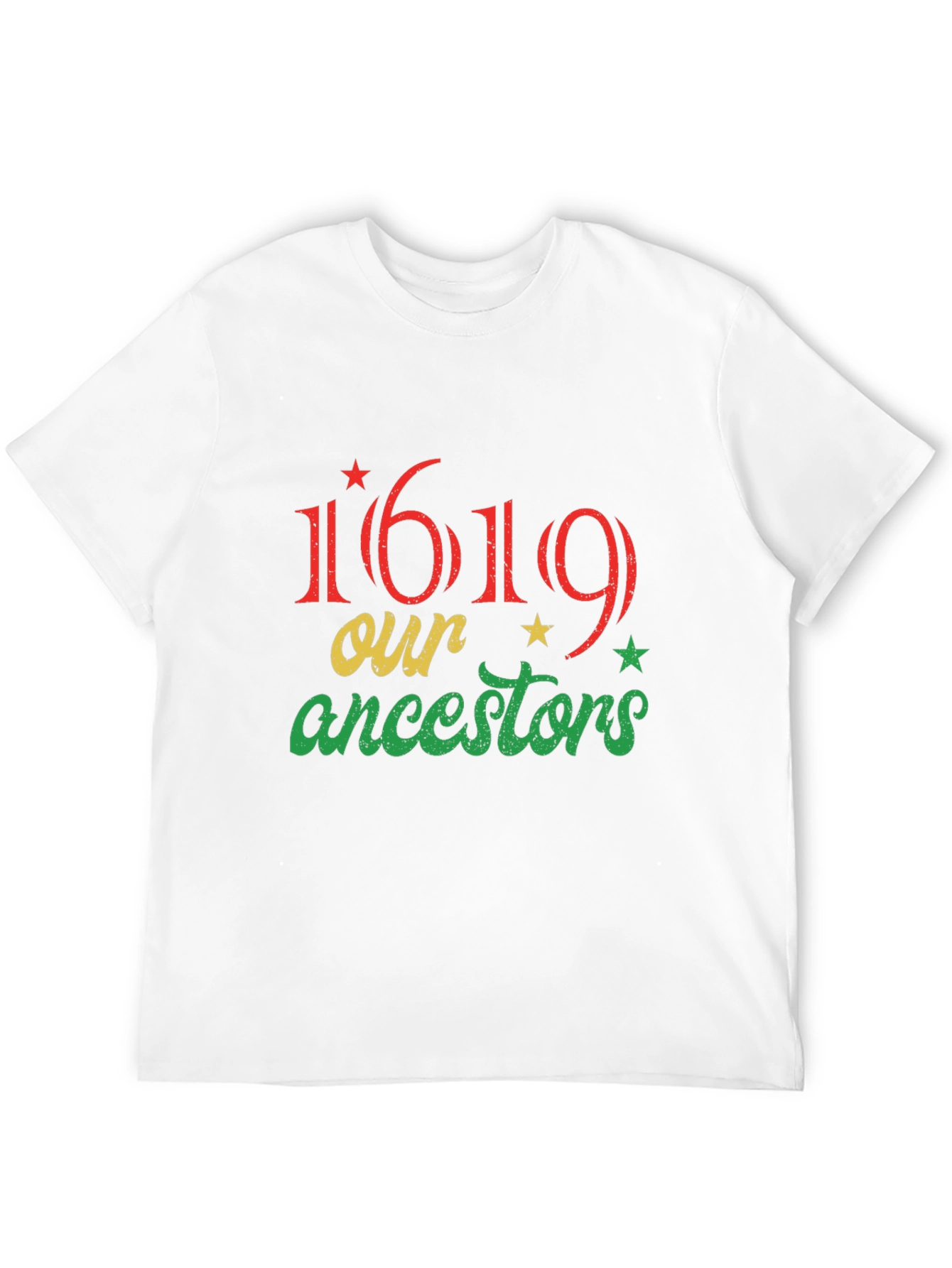 1619 Our Ancestors Graphic T-Shirt - Black
