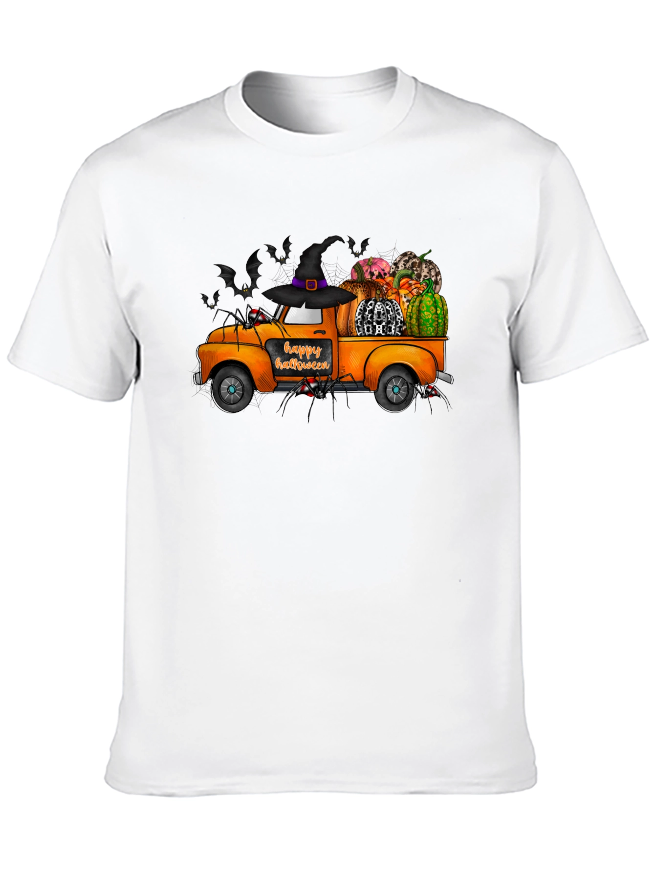 Halloween Truck T-Shirt - Spooky Fall Apparel