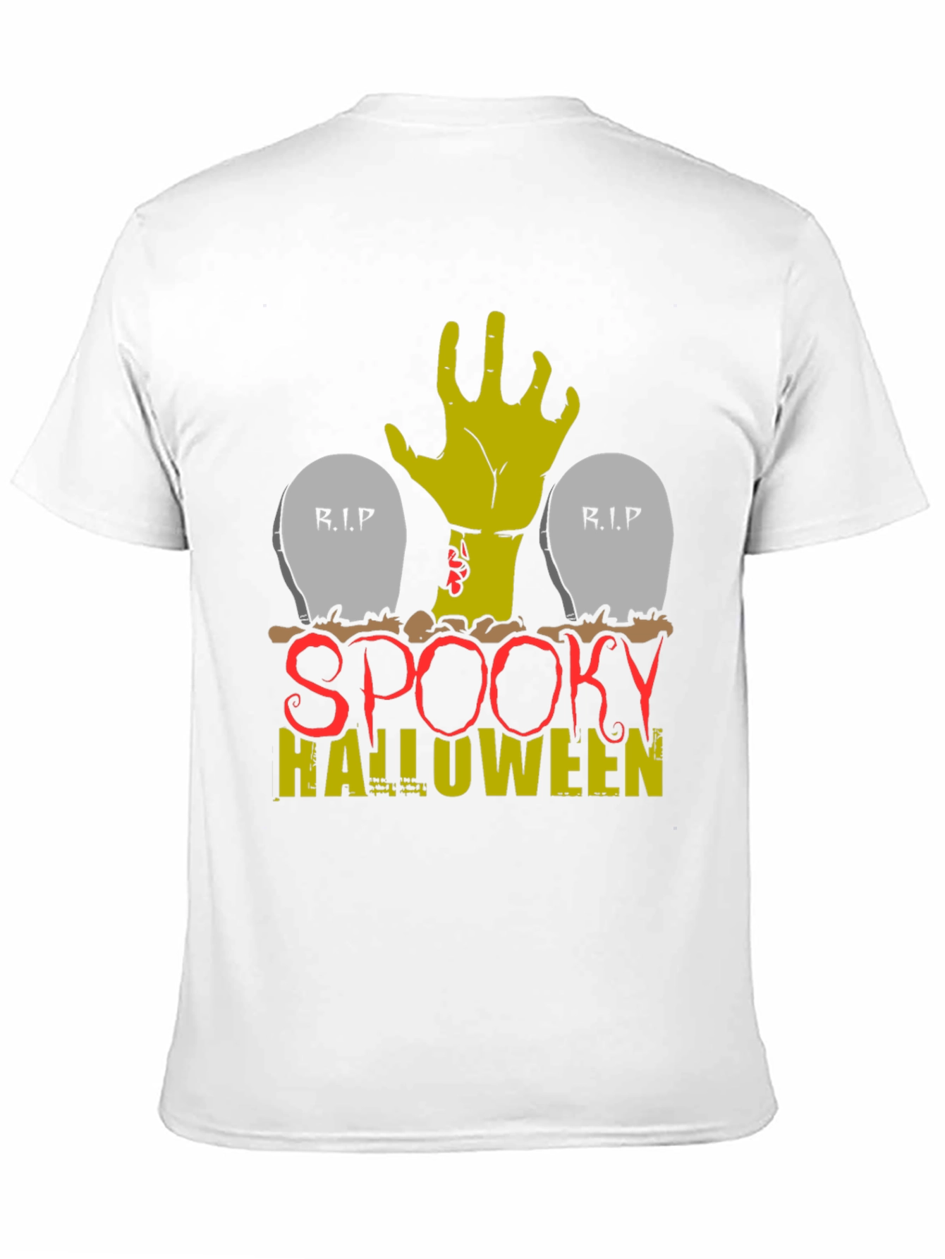 Spooky Halloween Zombie Hand T-Shirt