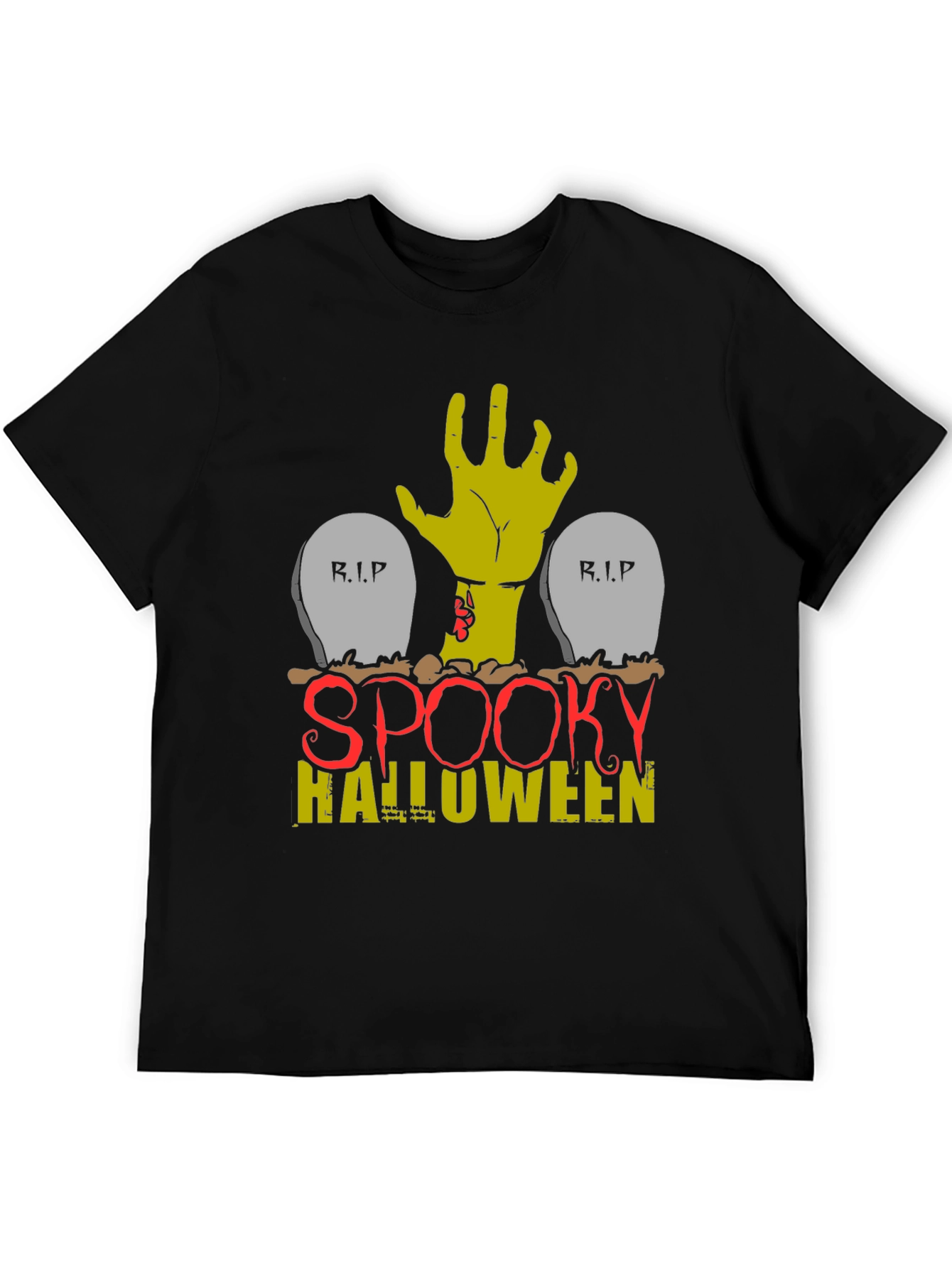 Spooky Halloween Zombie Hand T-Shirt