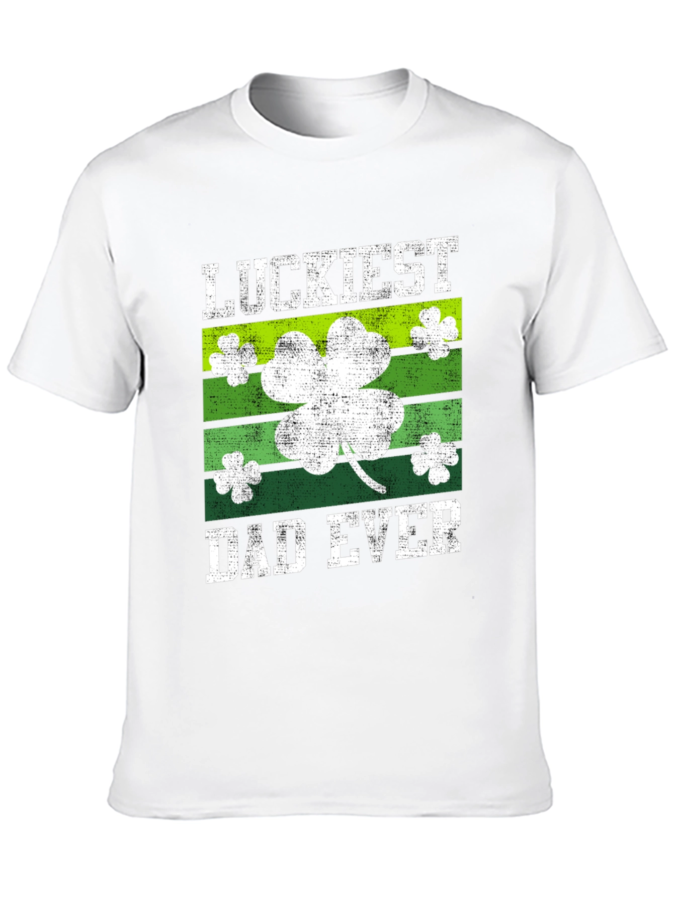 Luckiest Dad Ever St. Patricks Day T-Shirt