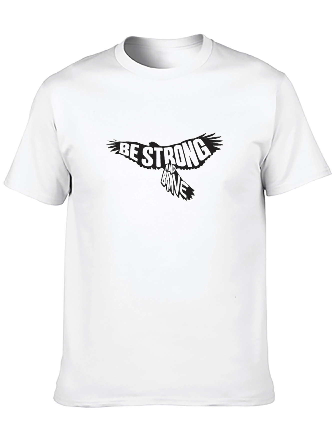 Be Strong and Brave Graphic Tee - Raven Design