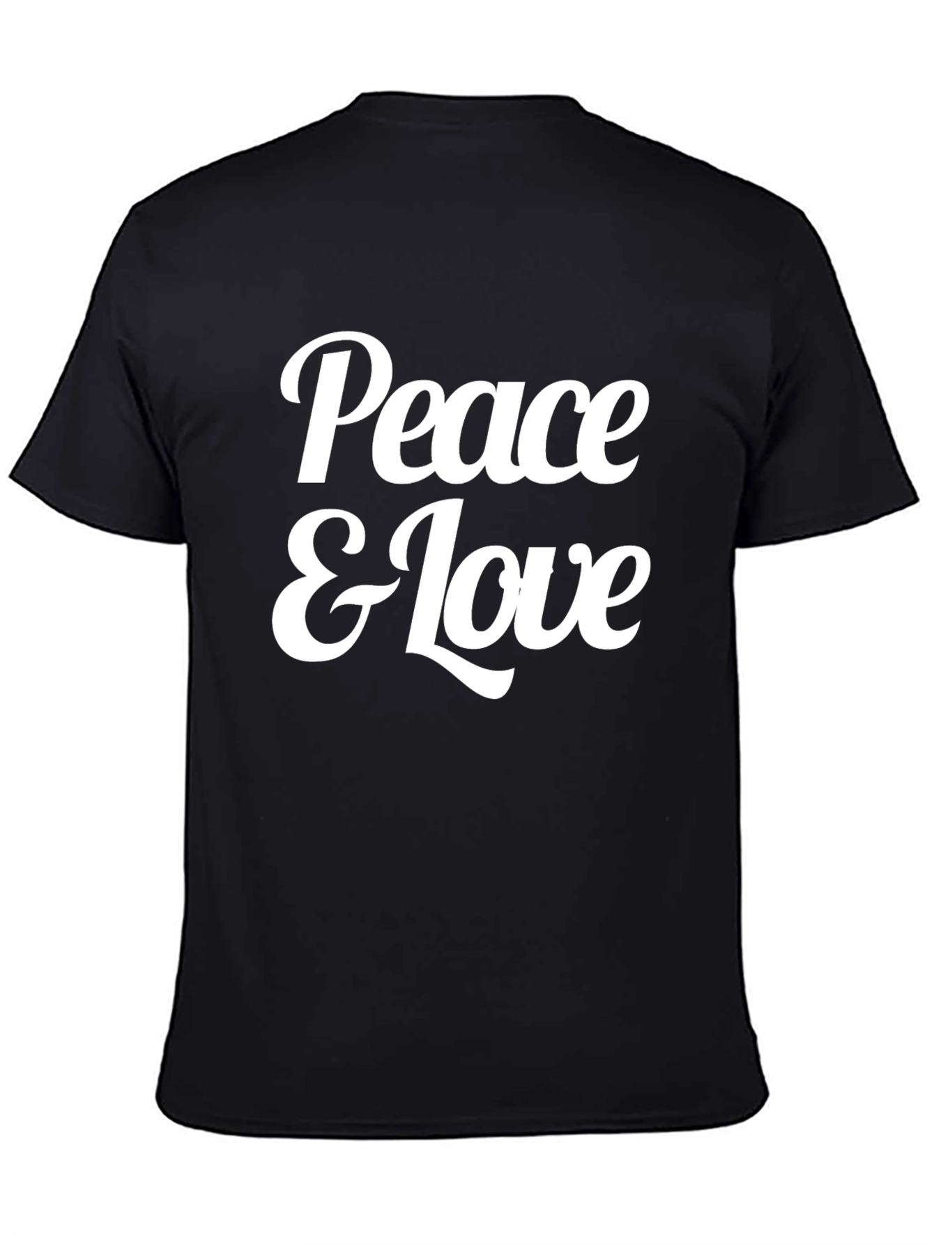 Peace & Love Graphic Tee - Soft Cotton Blend