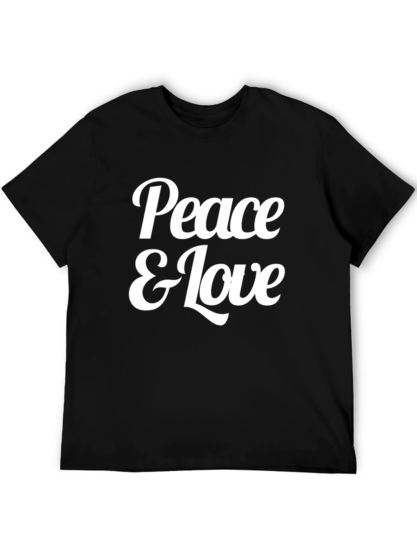 Peace & Love Graphic Tee - Soft Cotton Blend