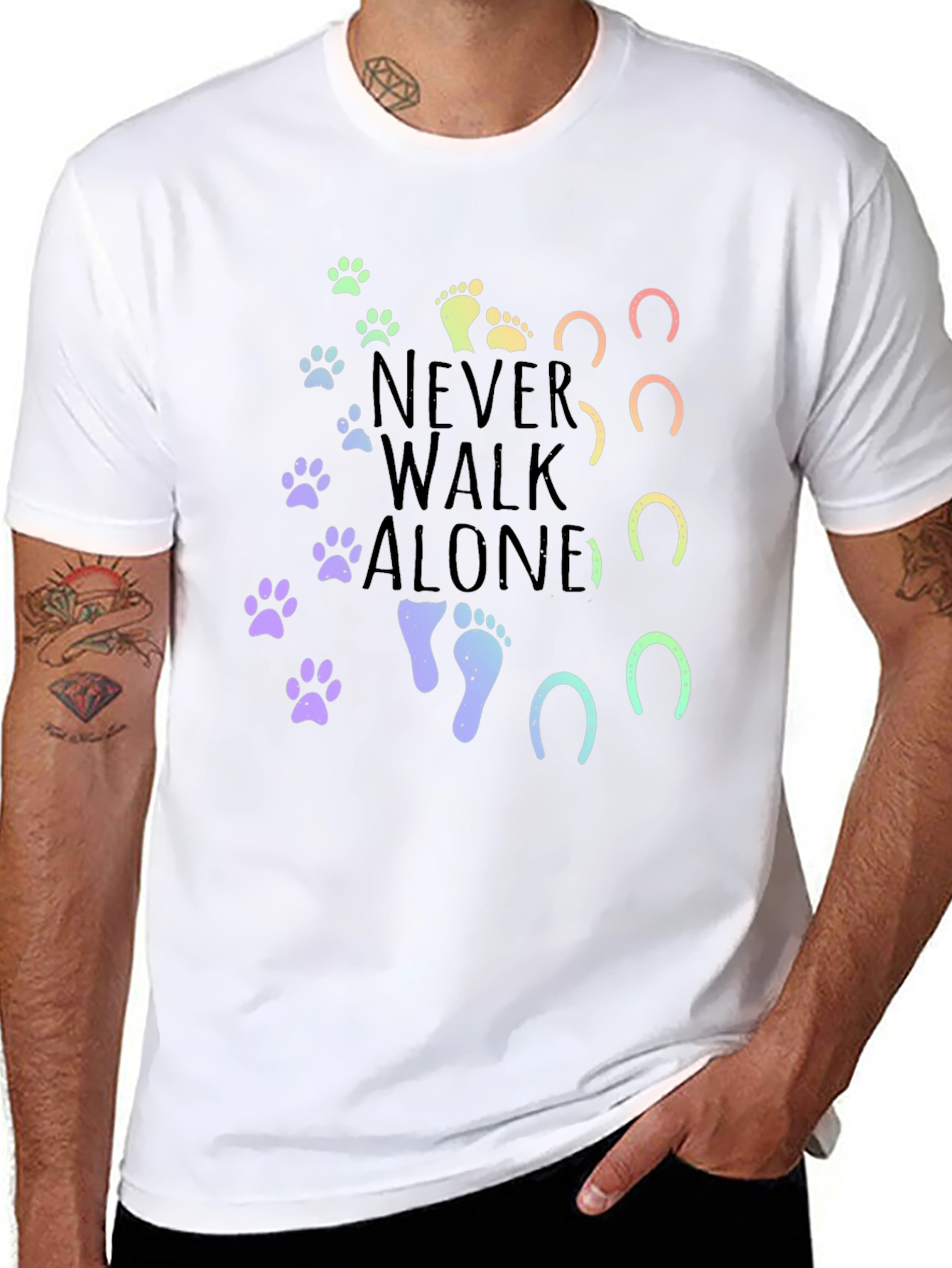 Never Walk Alone Graphic Tee