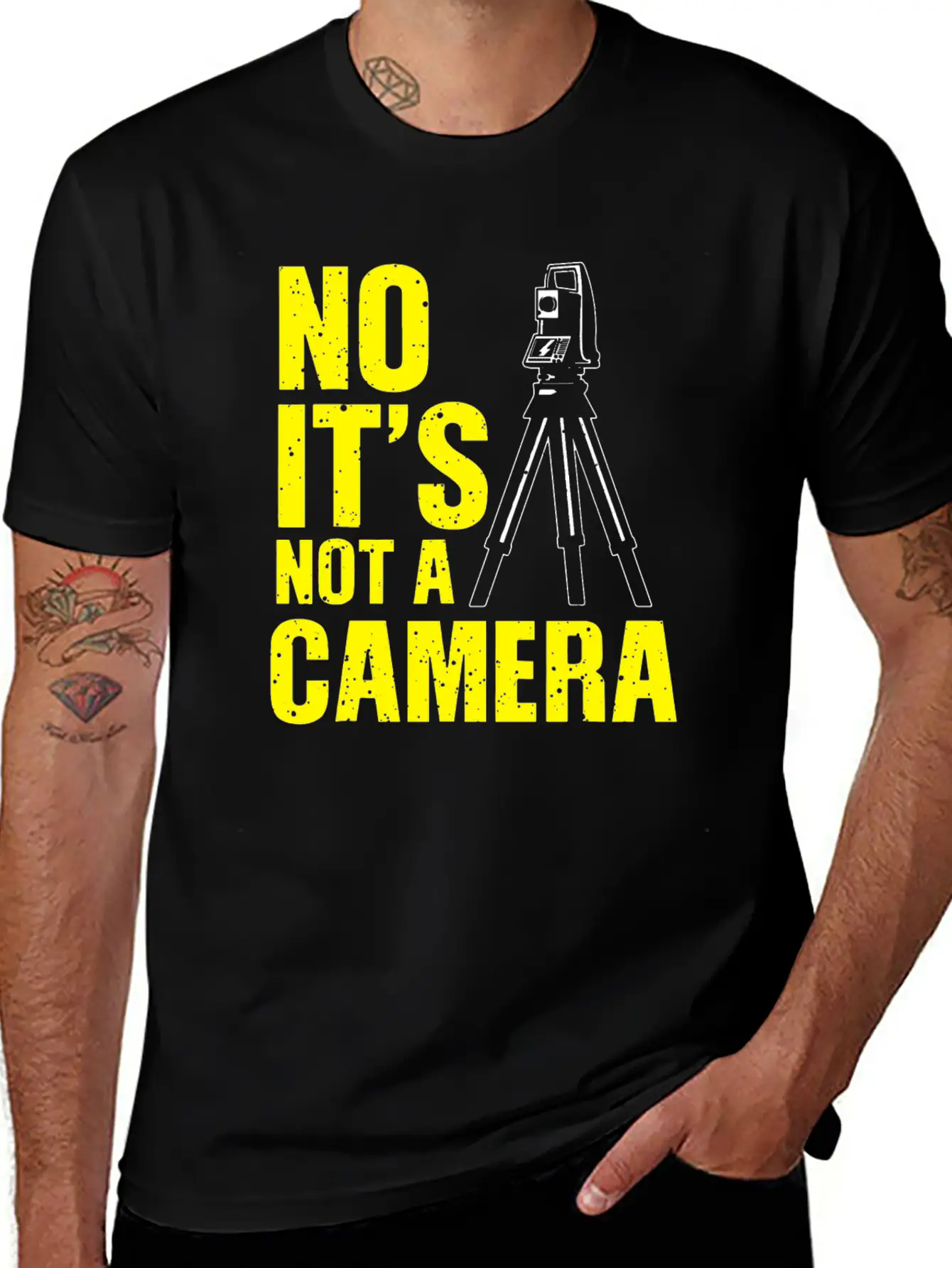 No It S Not A Camera Unisex Casual T-Shirt – Clean Design For Daily Comfort