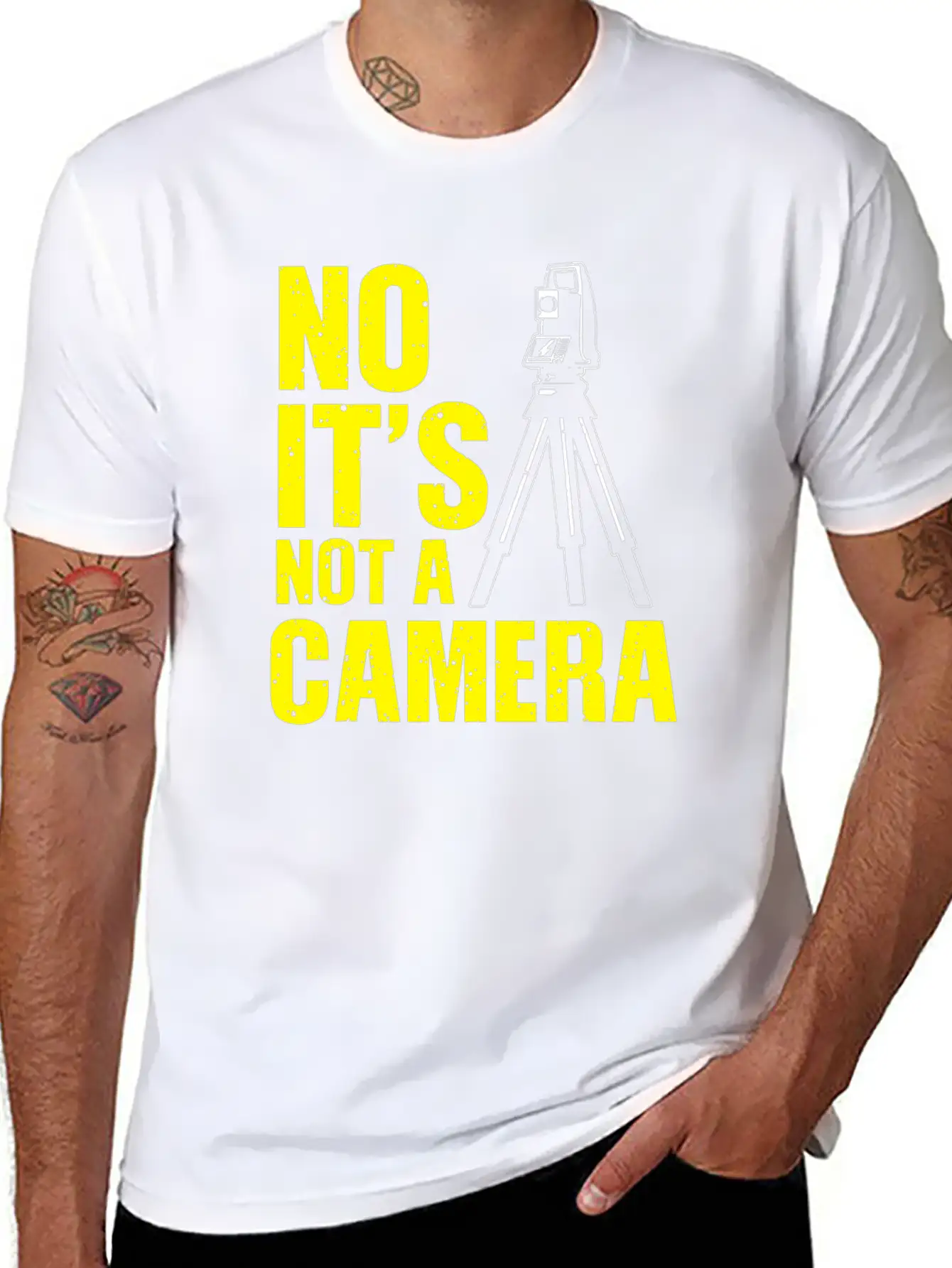 No It S Not A Camera Unisex Casual T-Shirt – Clean Design For Daily Comfort