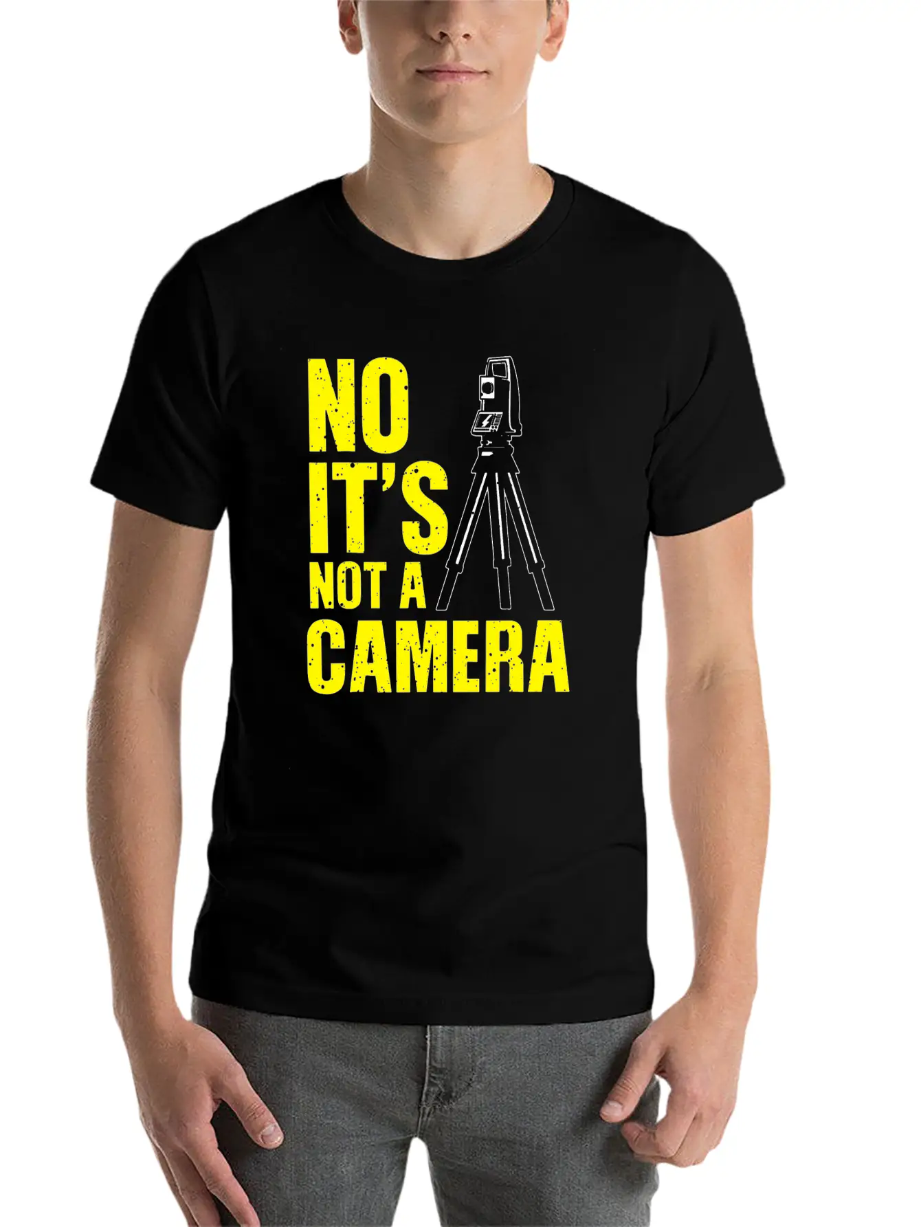 No It S Not A Camera Unisex Casual T-Shirt – Clean Design For Daily Comfort