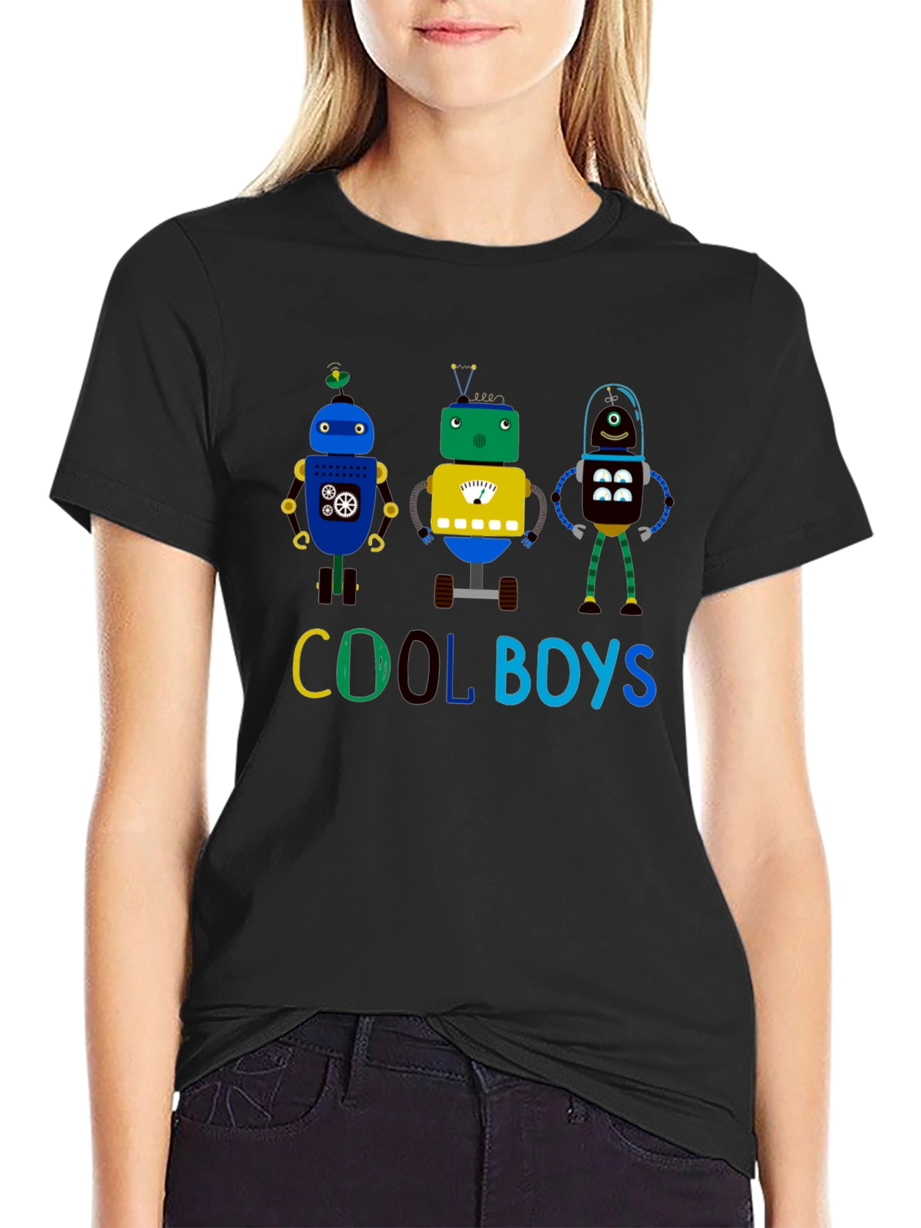 Cool Boys Robot T-Shirt: Fun Graphic Tee