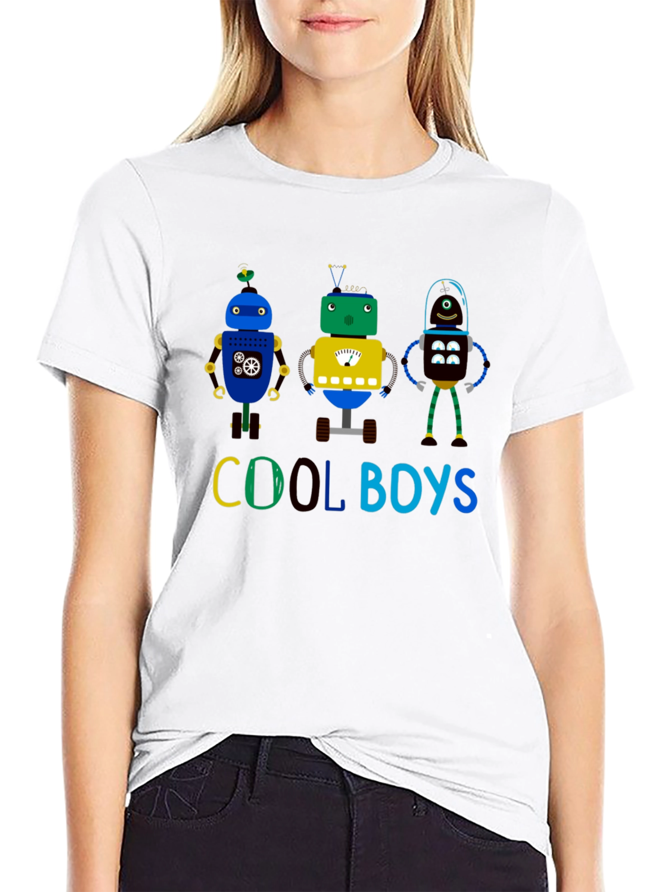 Cool Boys Robot T-Shirt: Fun Graphic Tee