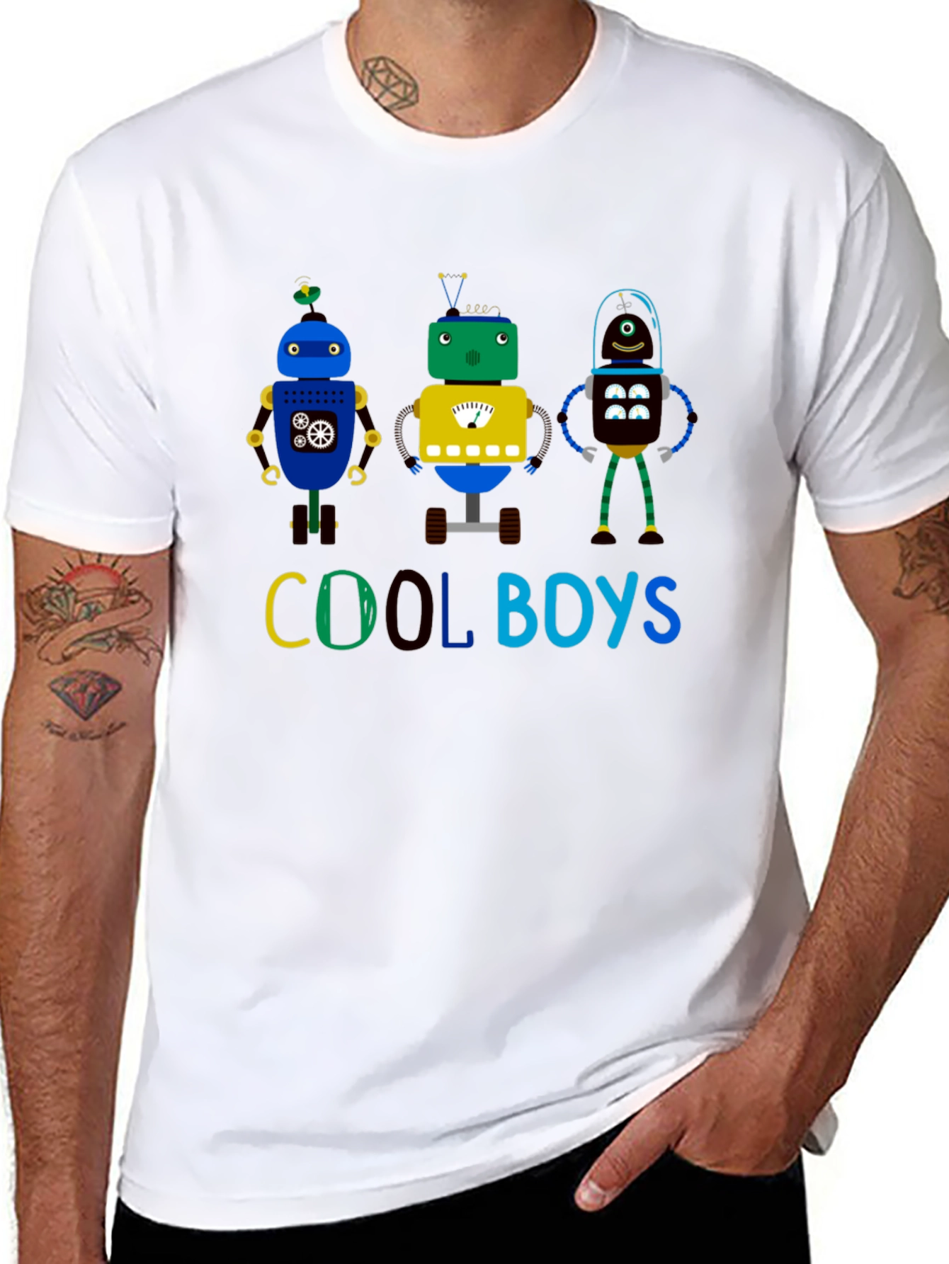 Cool Boys Robot T-Shirt: Fun Graphic Tee