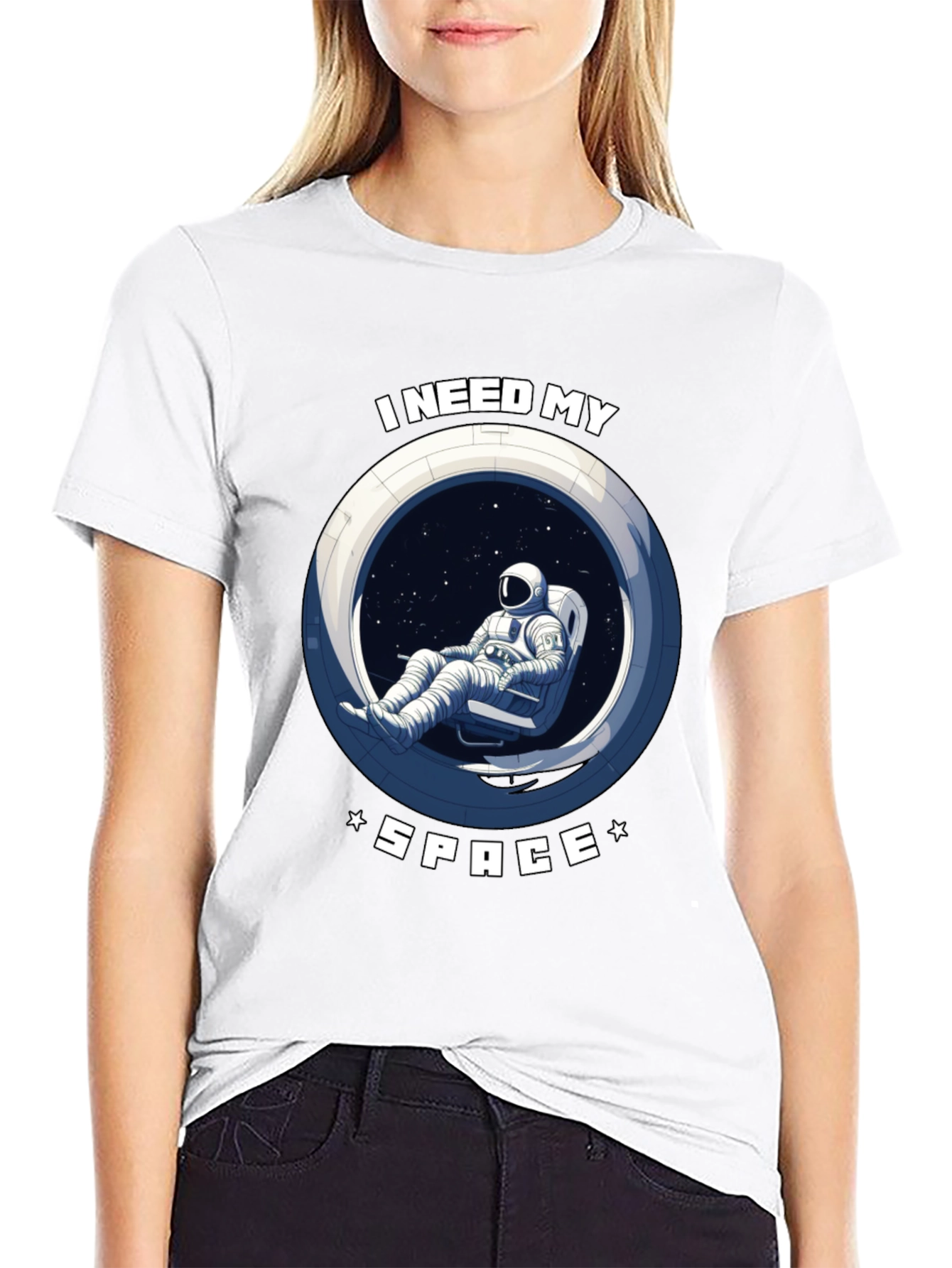 I Need My Space T-Shirt - Astronaut Design