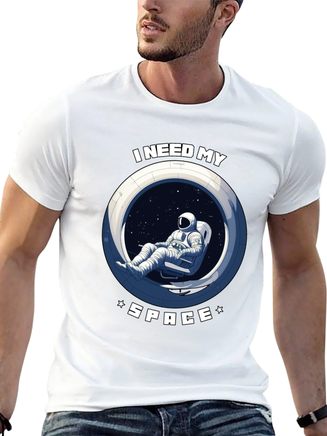 I Need My Space T-Shirt - Astronaut Design