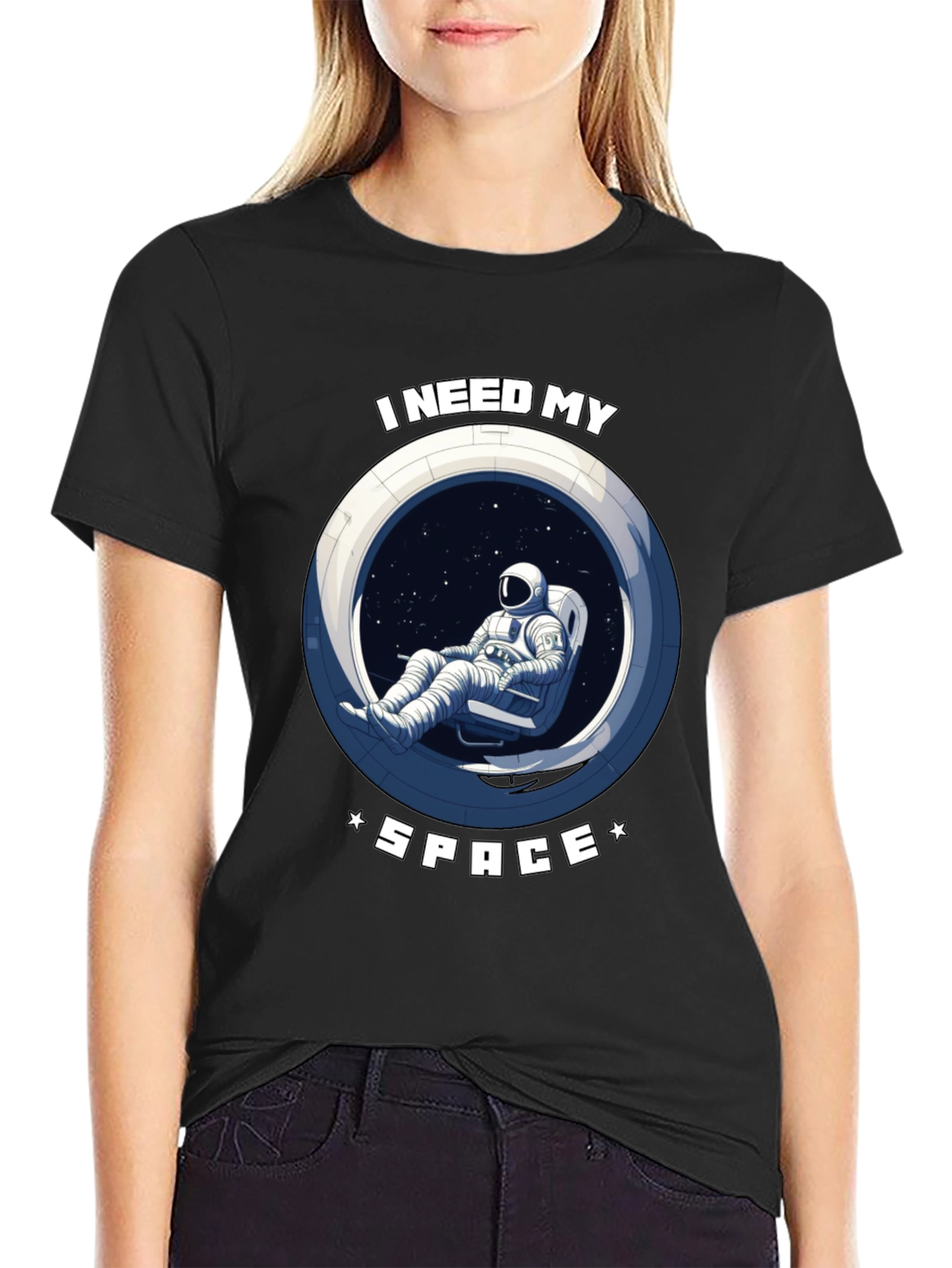 I Need My Space T-Shirt - Astronaut Design