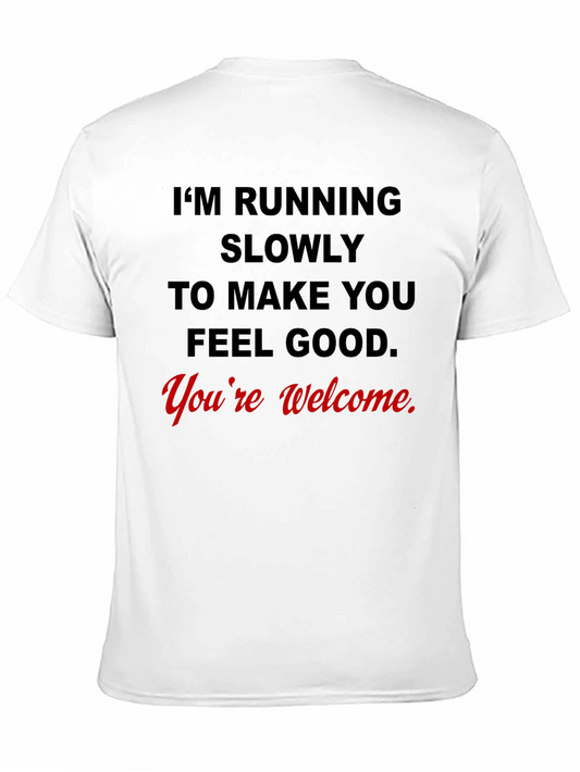 Funny Running T-Shirt - Youre Welcome