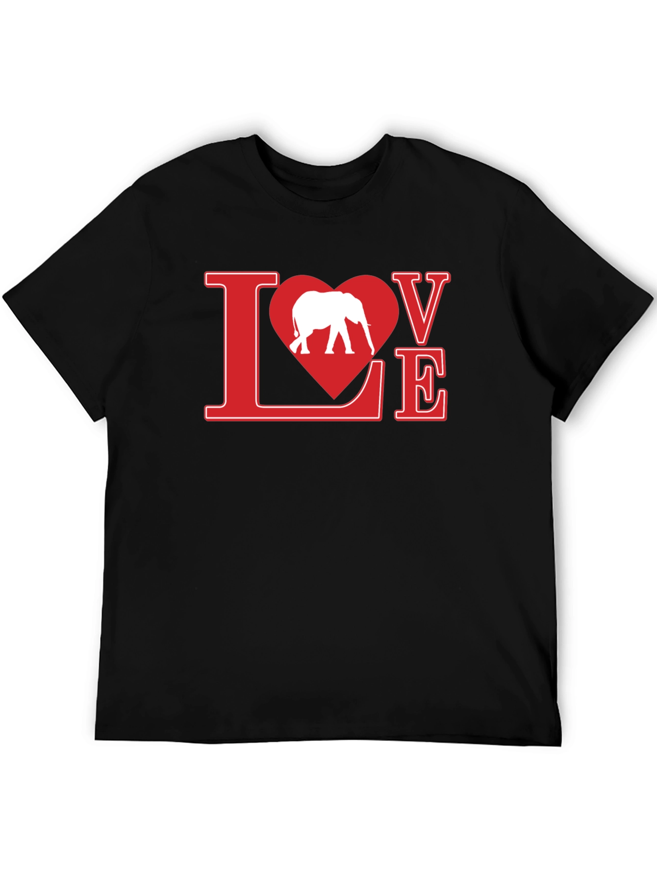 Elephant Love T-Shirt - Graphic Tee