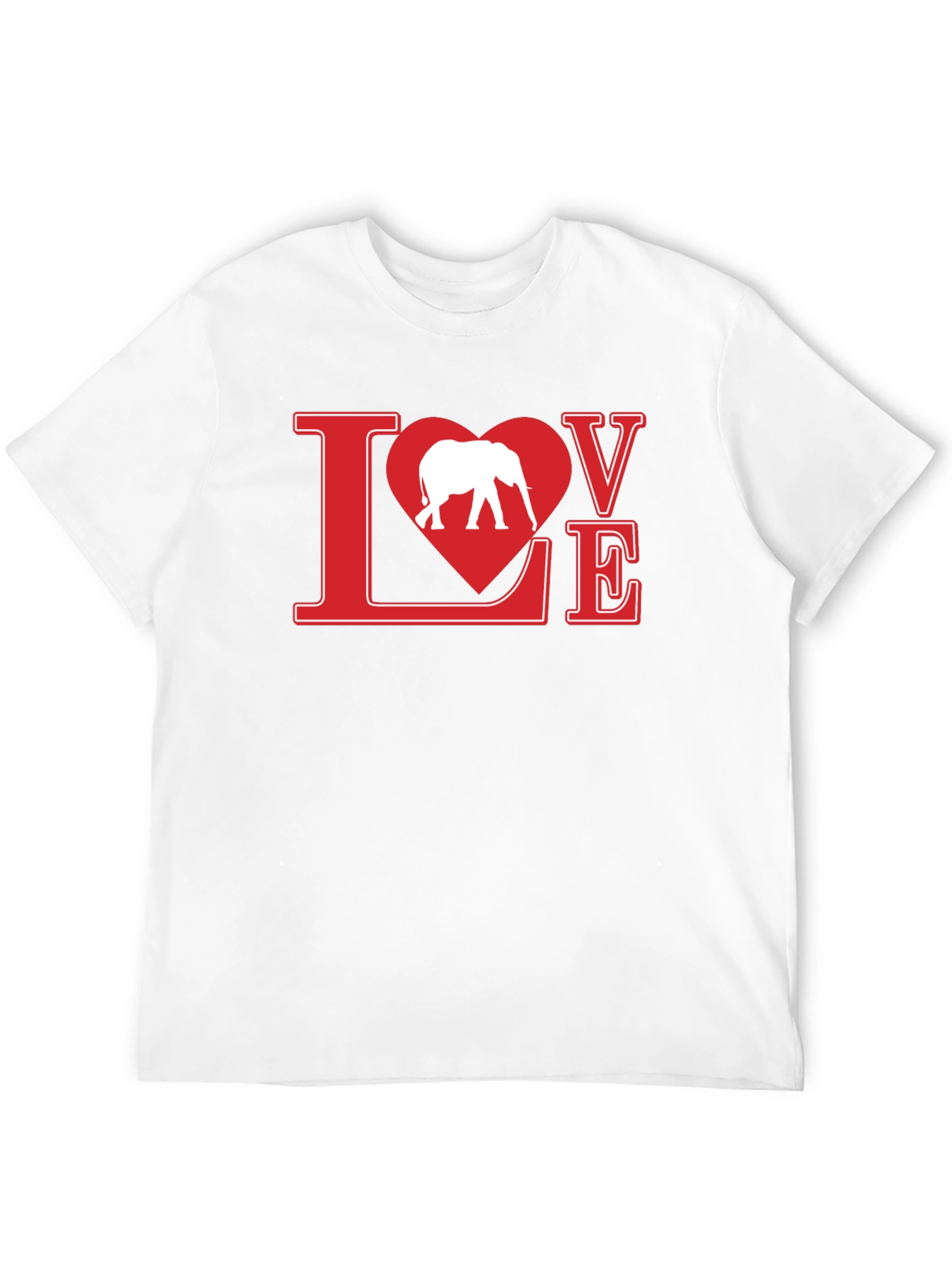 Elephant Love T-Shirt - Graphic Tee