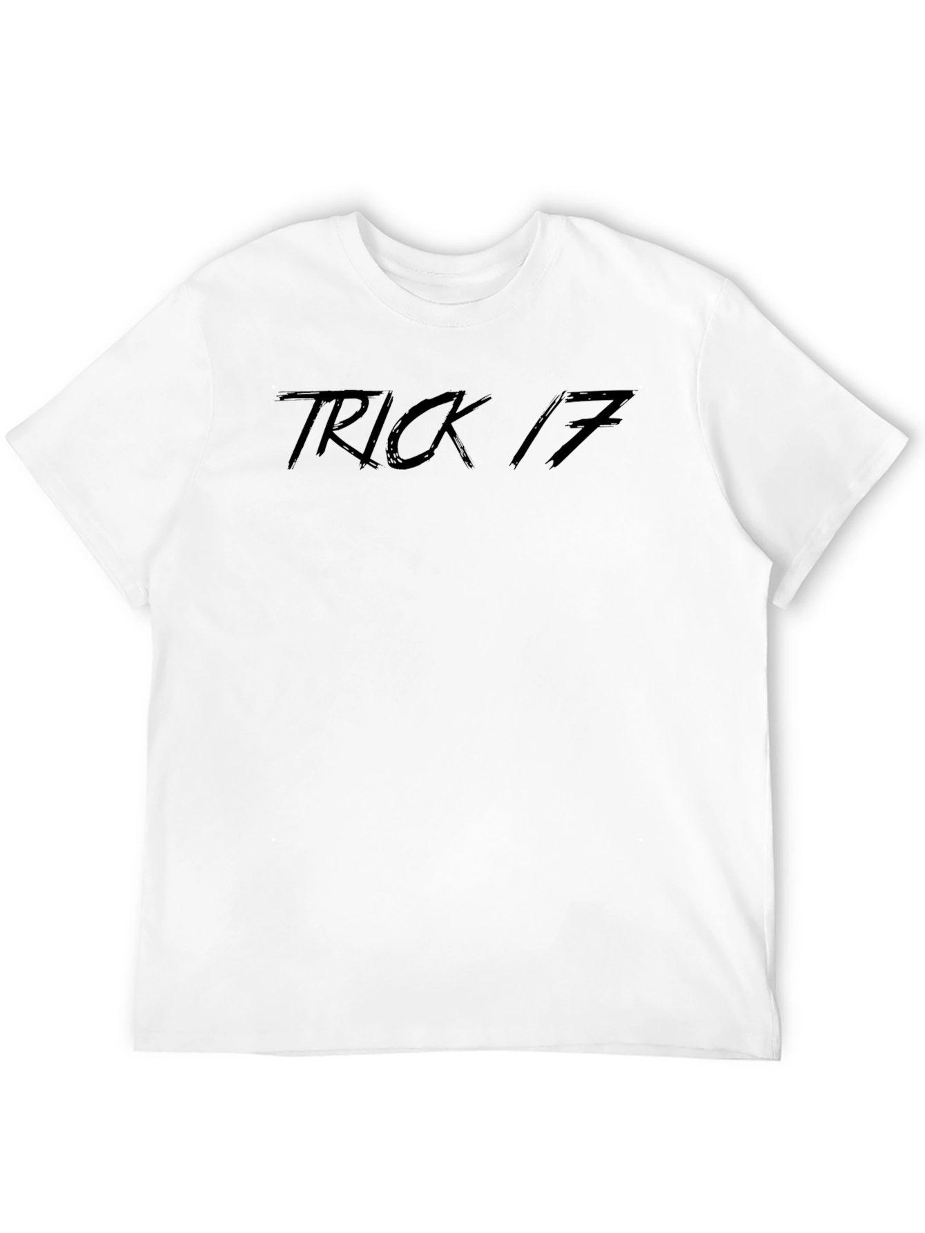 Trick 17 Graphic Tee - Stylish Black Cotton T-Shirt