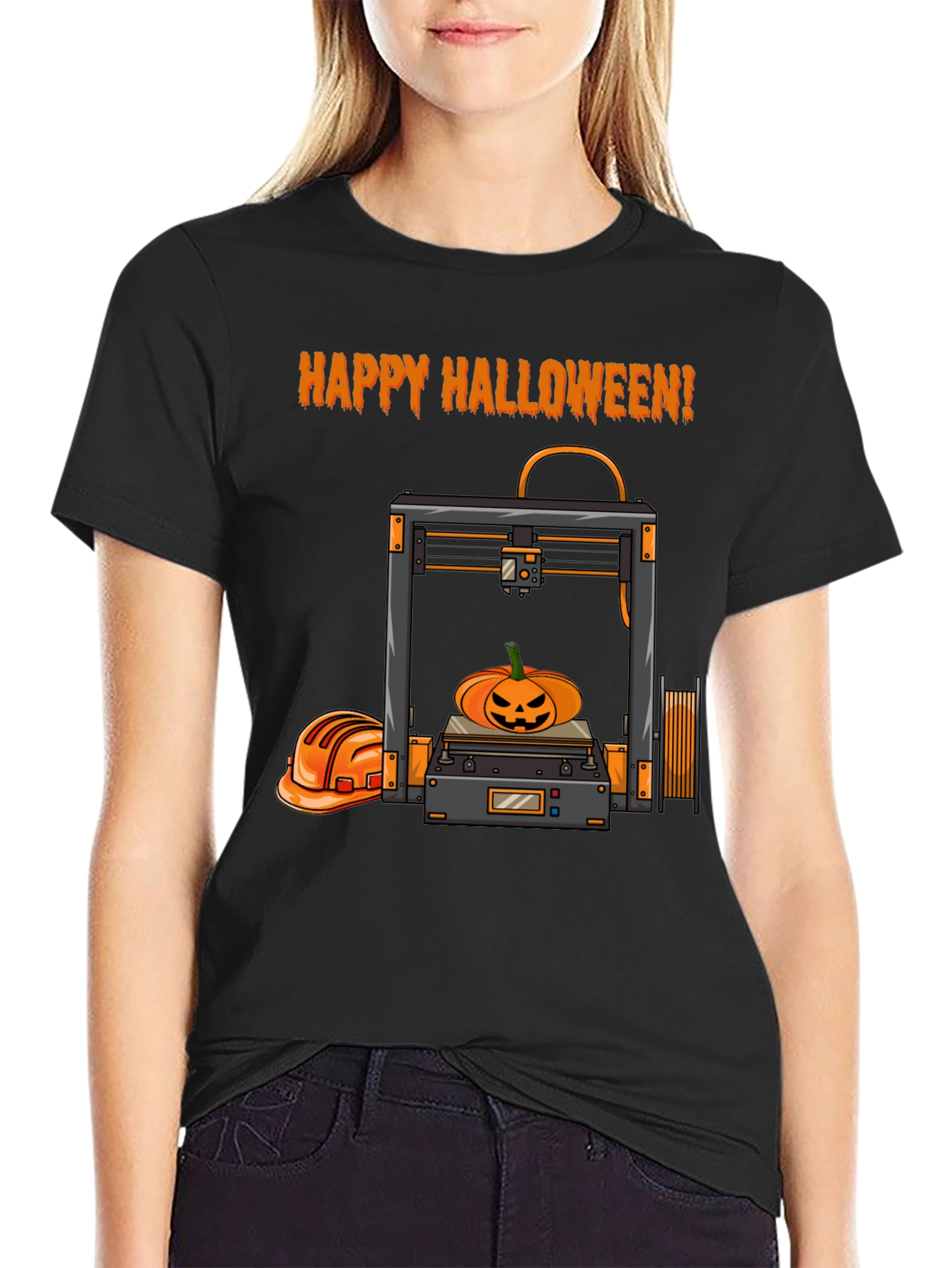 3D Printer Halloween T-Shirt