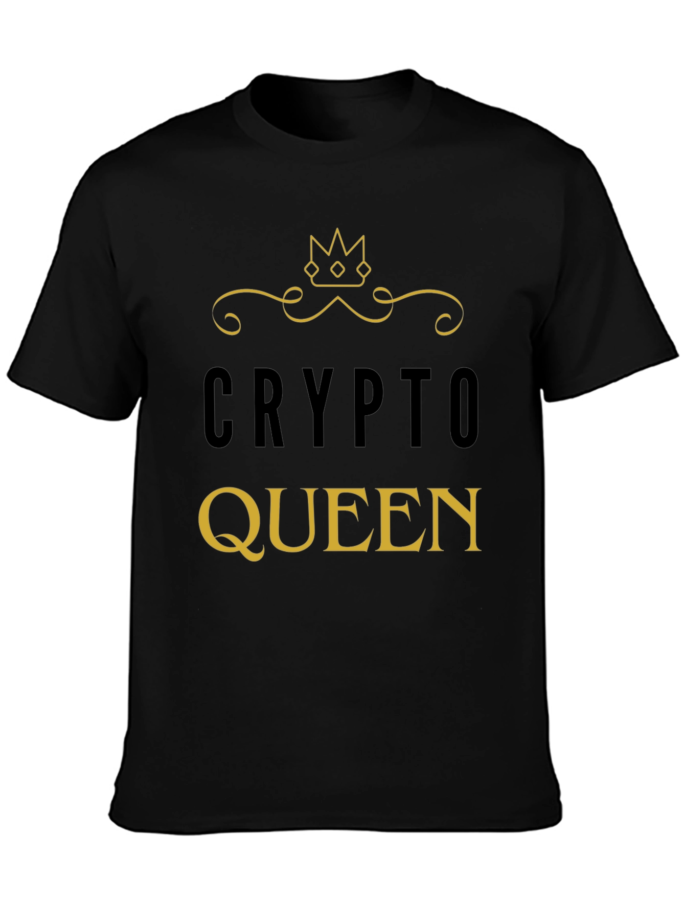 Crypto Queen Graphic Tee - Bitcoin Lover T-Shirt