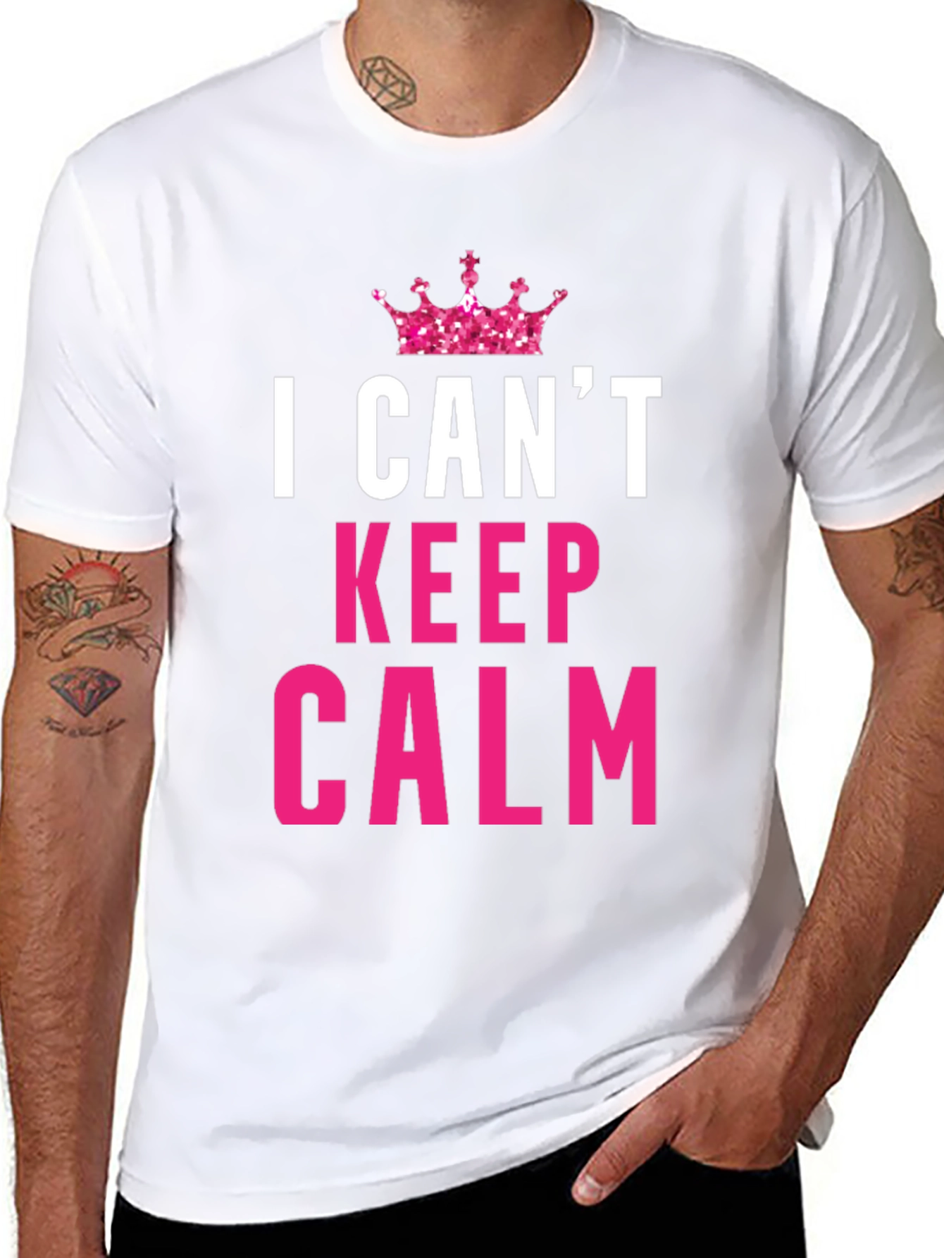I Cant Keep Calm Funny Black T-Shirt