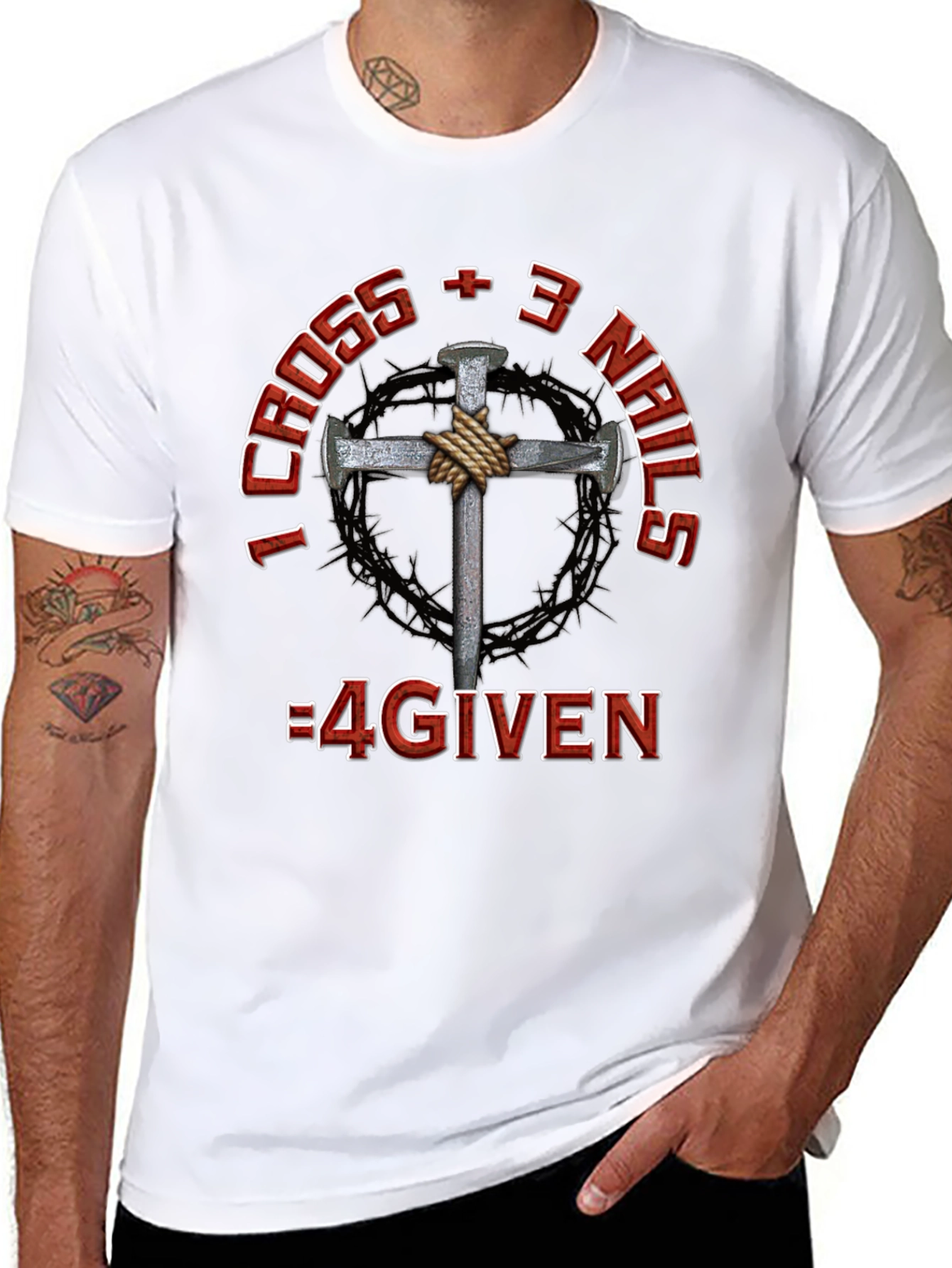 I Cross + 3 Nails = 4GIVEN T-Shirt