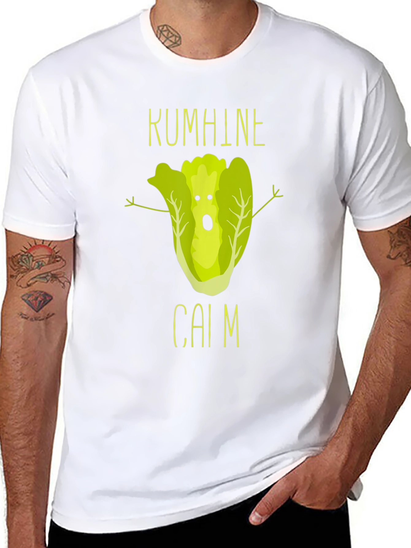 KUMHINE CAIM Lettuce Humor T-Shirt