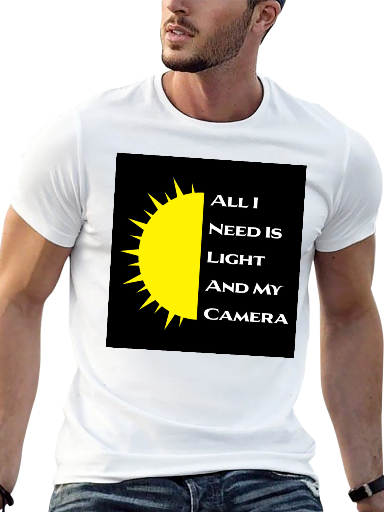 Photographers Tee: Light and Camera Shirt