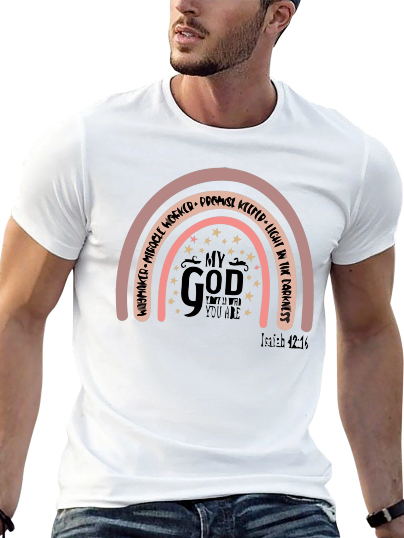 Waymaker Rainbow T-Shirt - Christian Apparel
