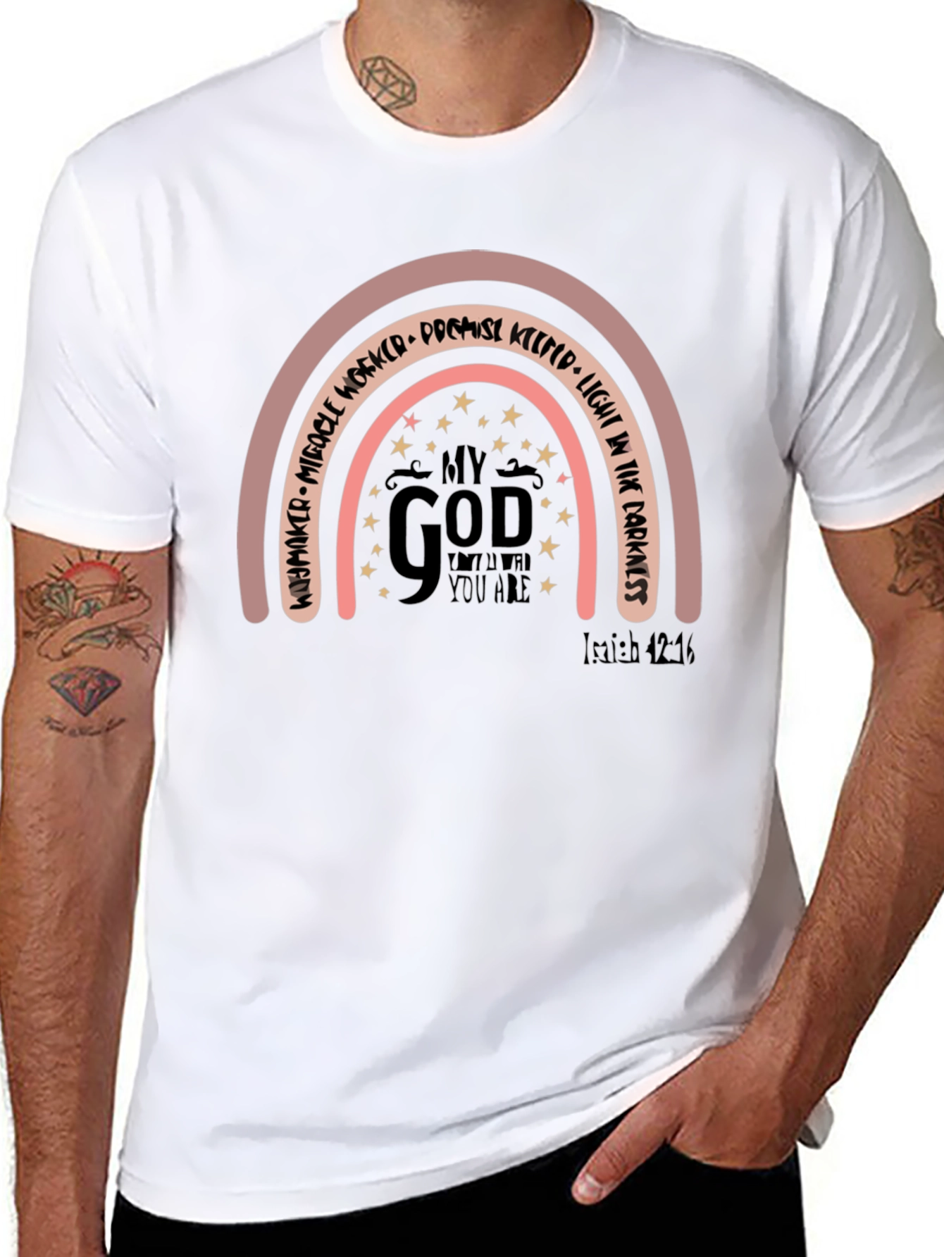 Waymaker Rainbow T-Shirt - Christian Apparel