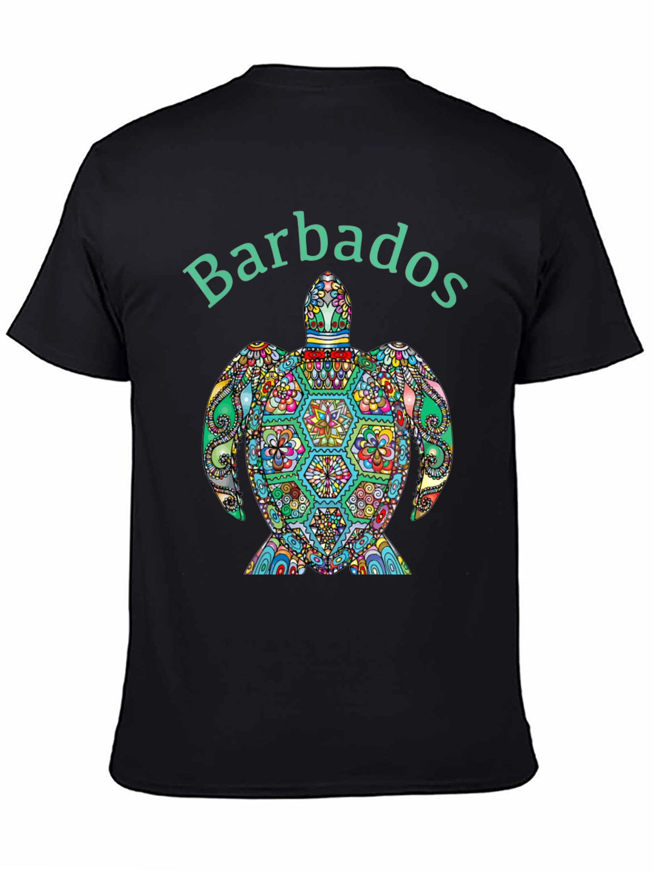 Barbados Turtle Graphic Tee - Island Style T-Shirt