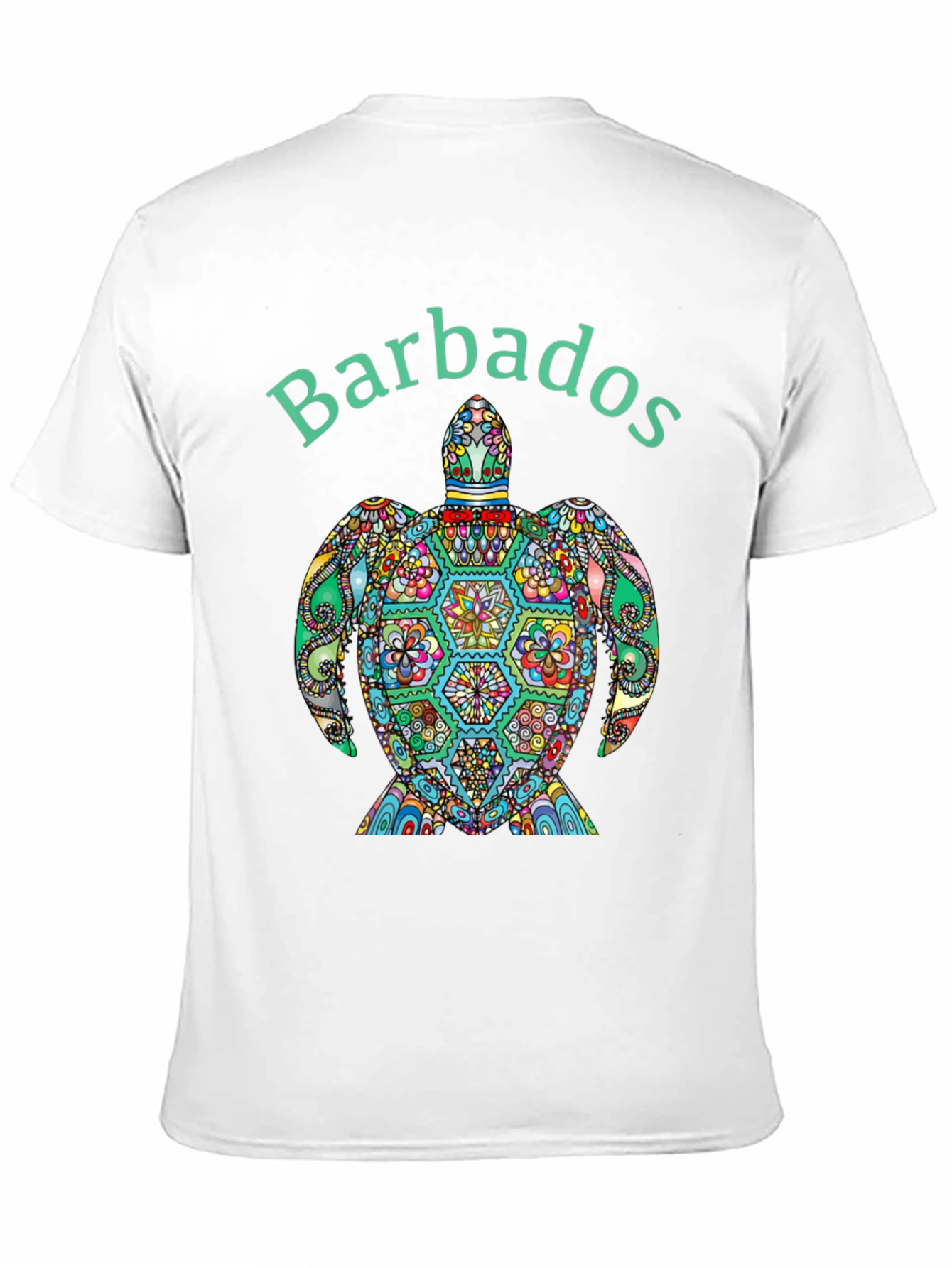 Barbados Turtle Graphic Tee - Island Style T-Shirt