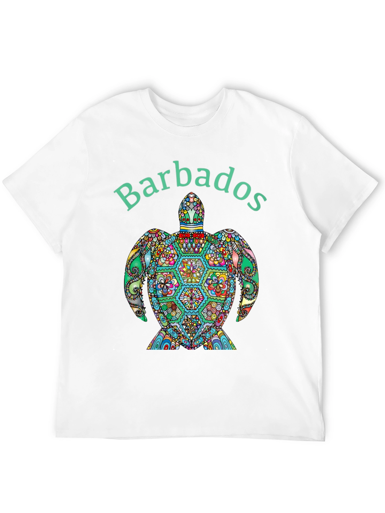 Barbados Turtle Graphic Tee - Island Style T-Shirt