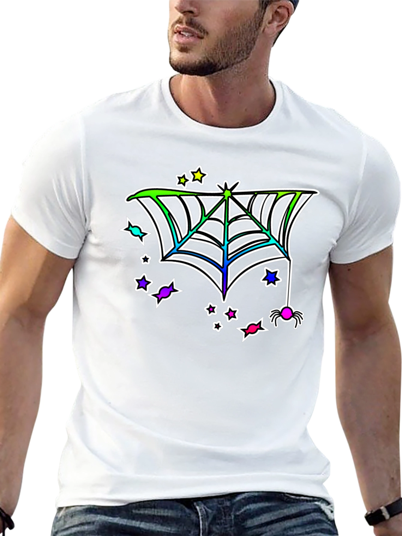 Halloween Spiderweb T-Shirt