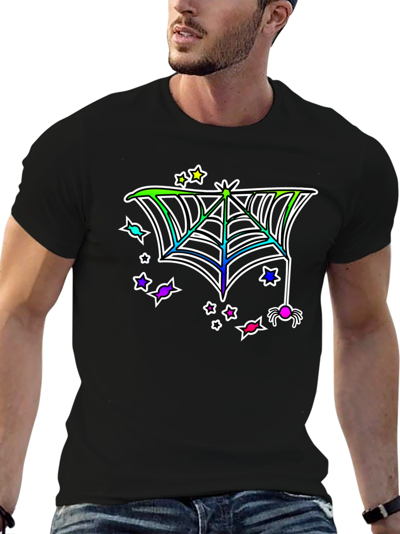 Halloween Spiderweb T-Shirt