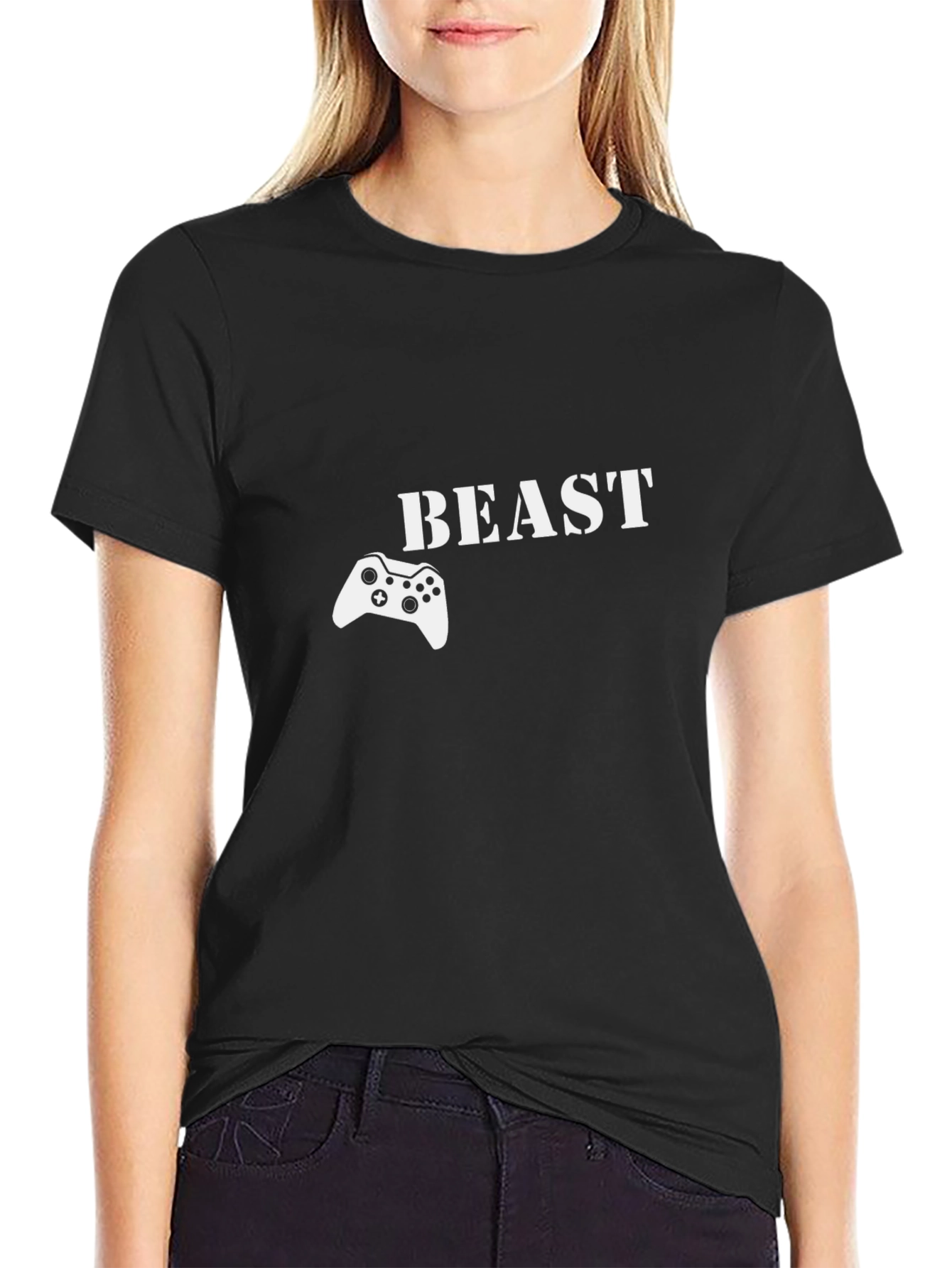 Gamer Beast T-Shirt - Black Graphic Tee
