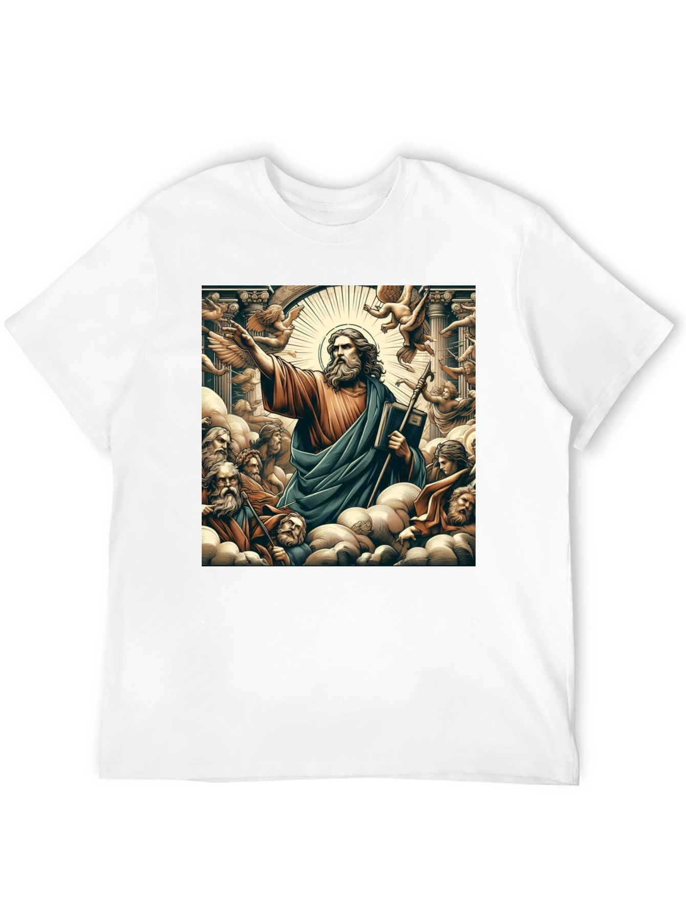 Saint Graphic Black T-Shirt