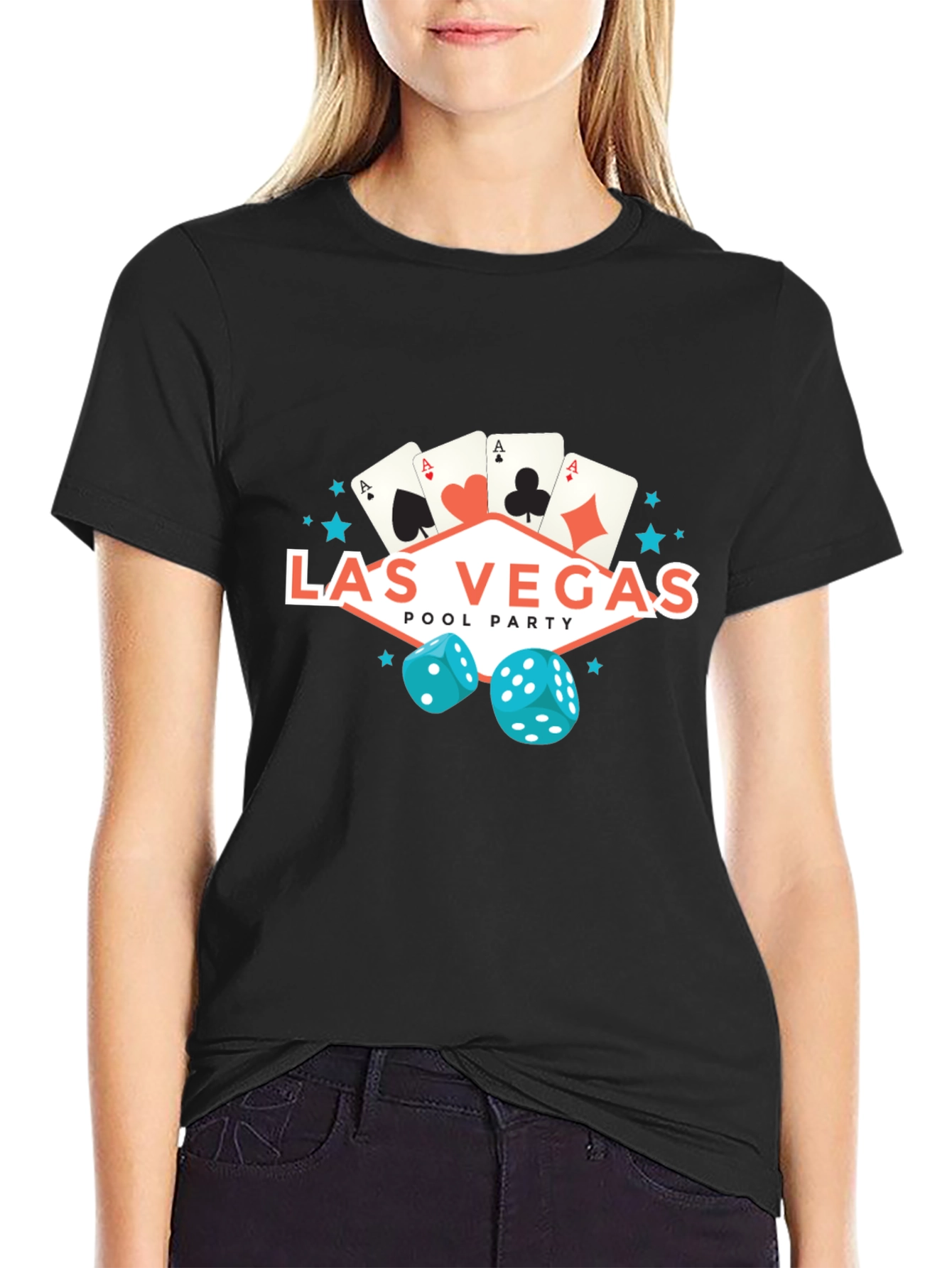 Las Vegas Pool Party Graphic Tee