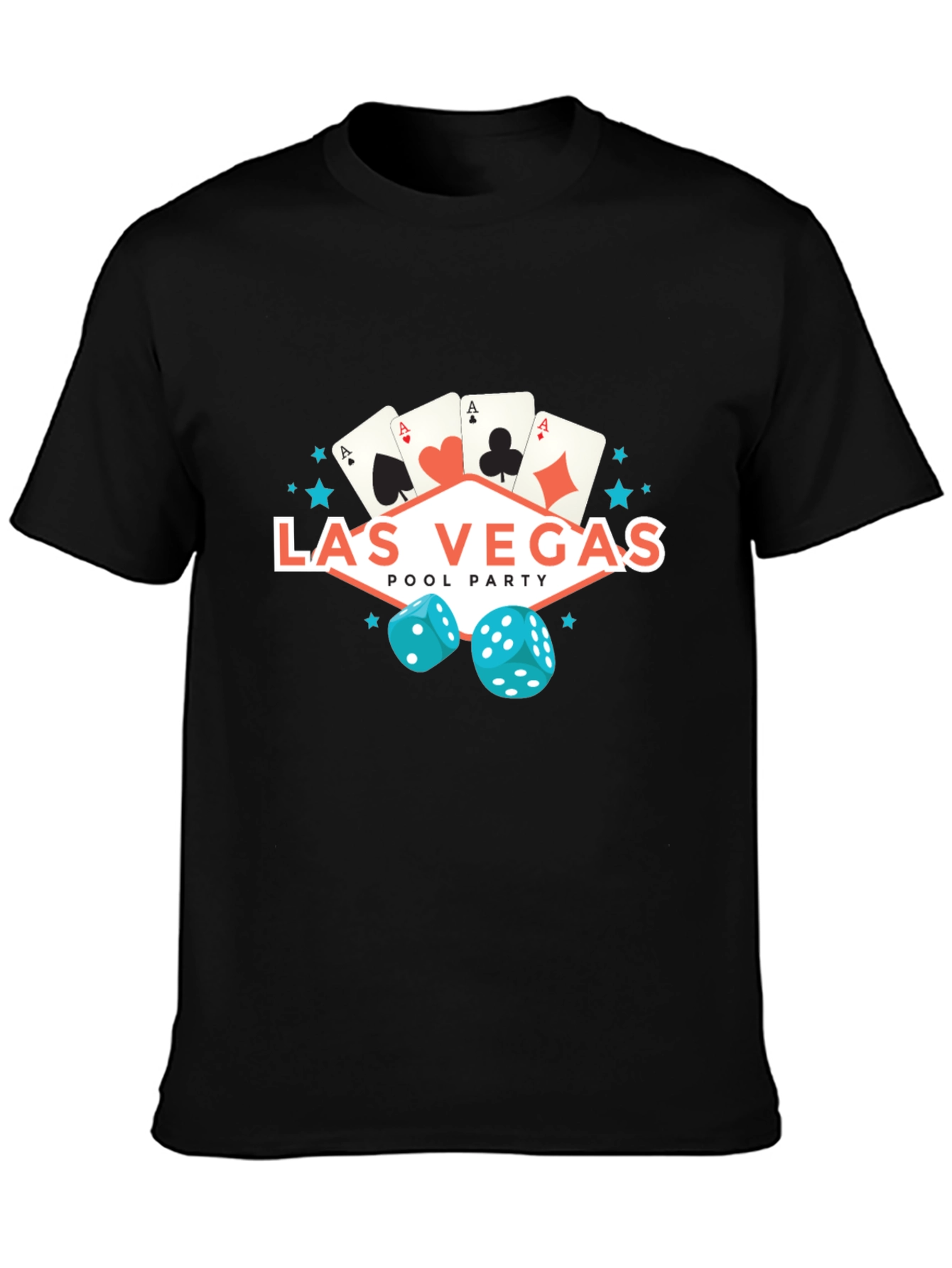 Las Vegas Pool Party Graphic Tee