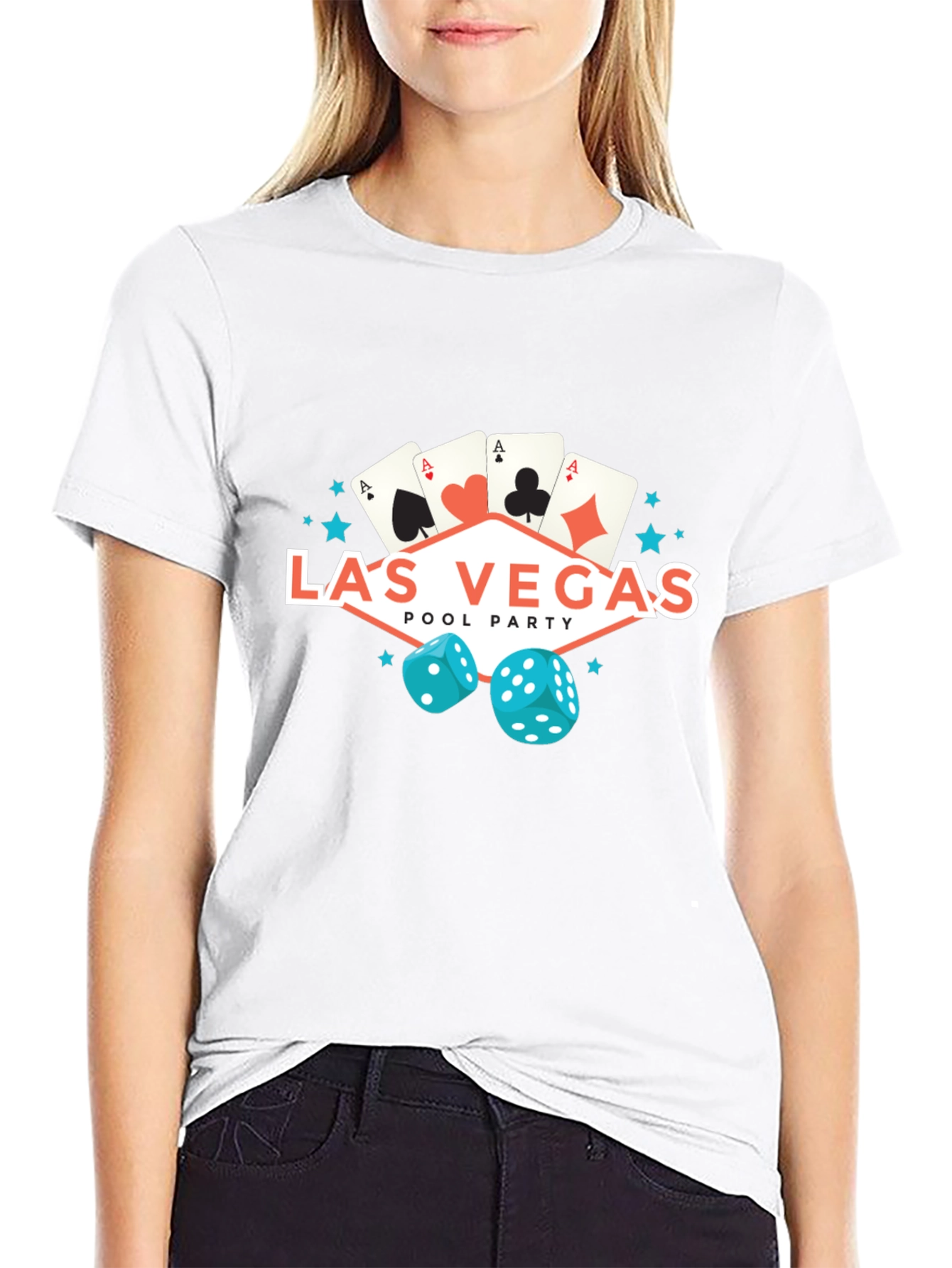 Las Vegas Pool Party Graphic Tee
