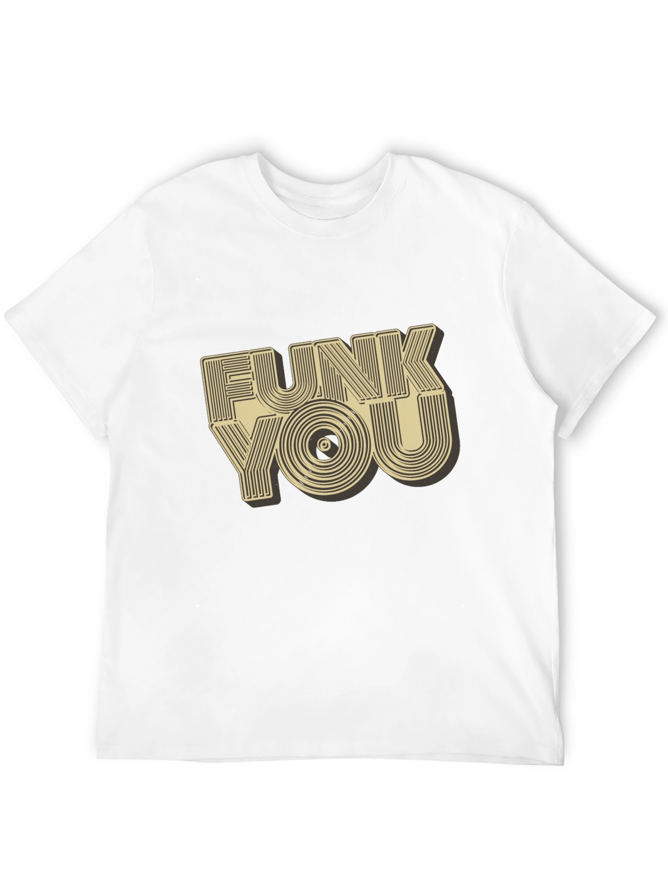Funky Record Style Graphic T-Shirt