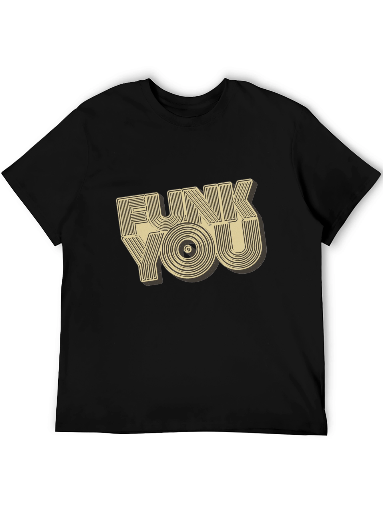 Funky Record Style Graphic T-Shirt