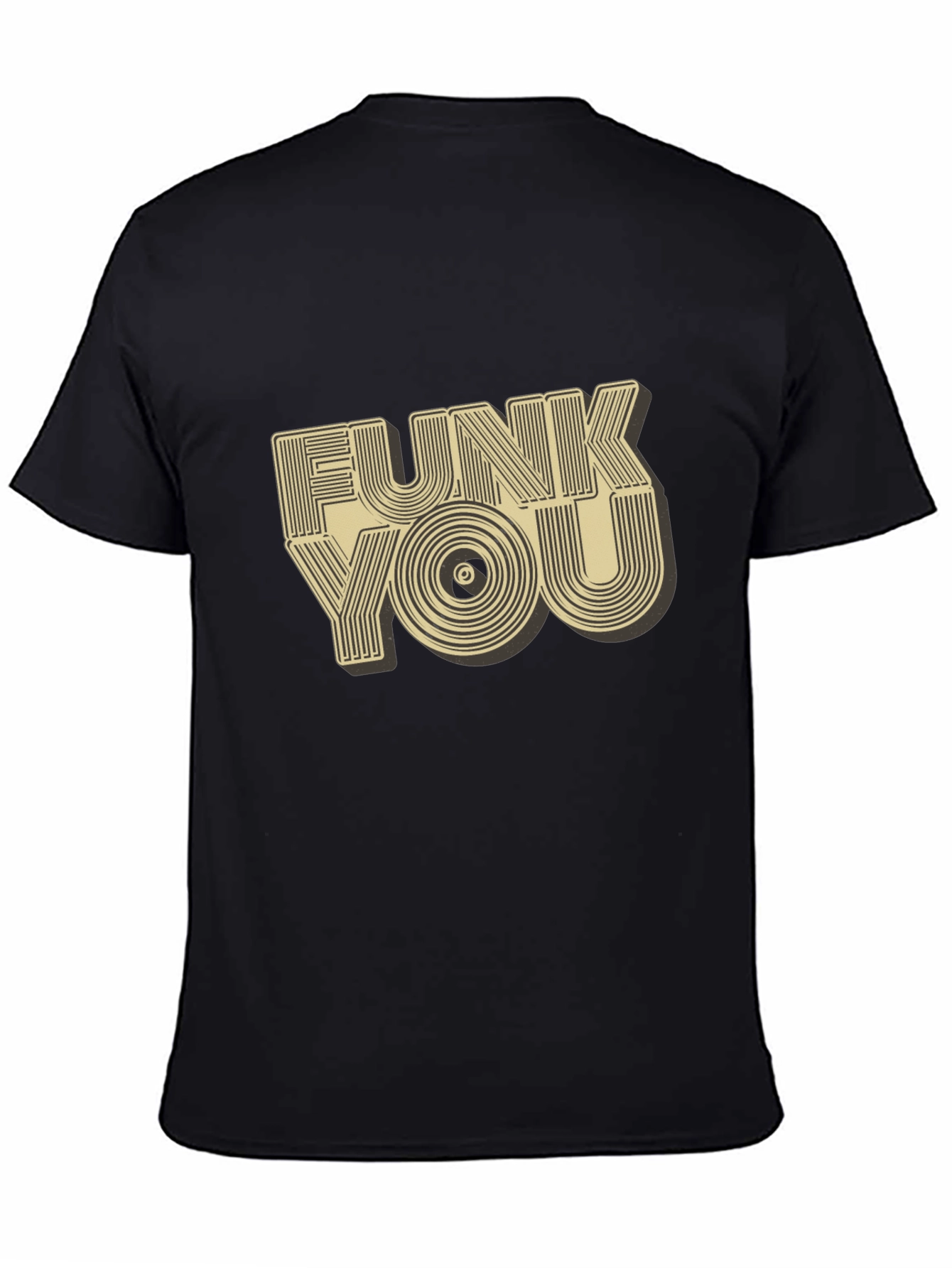 Funky Record Style Graphic T-Shirt