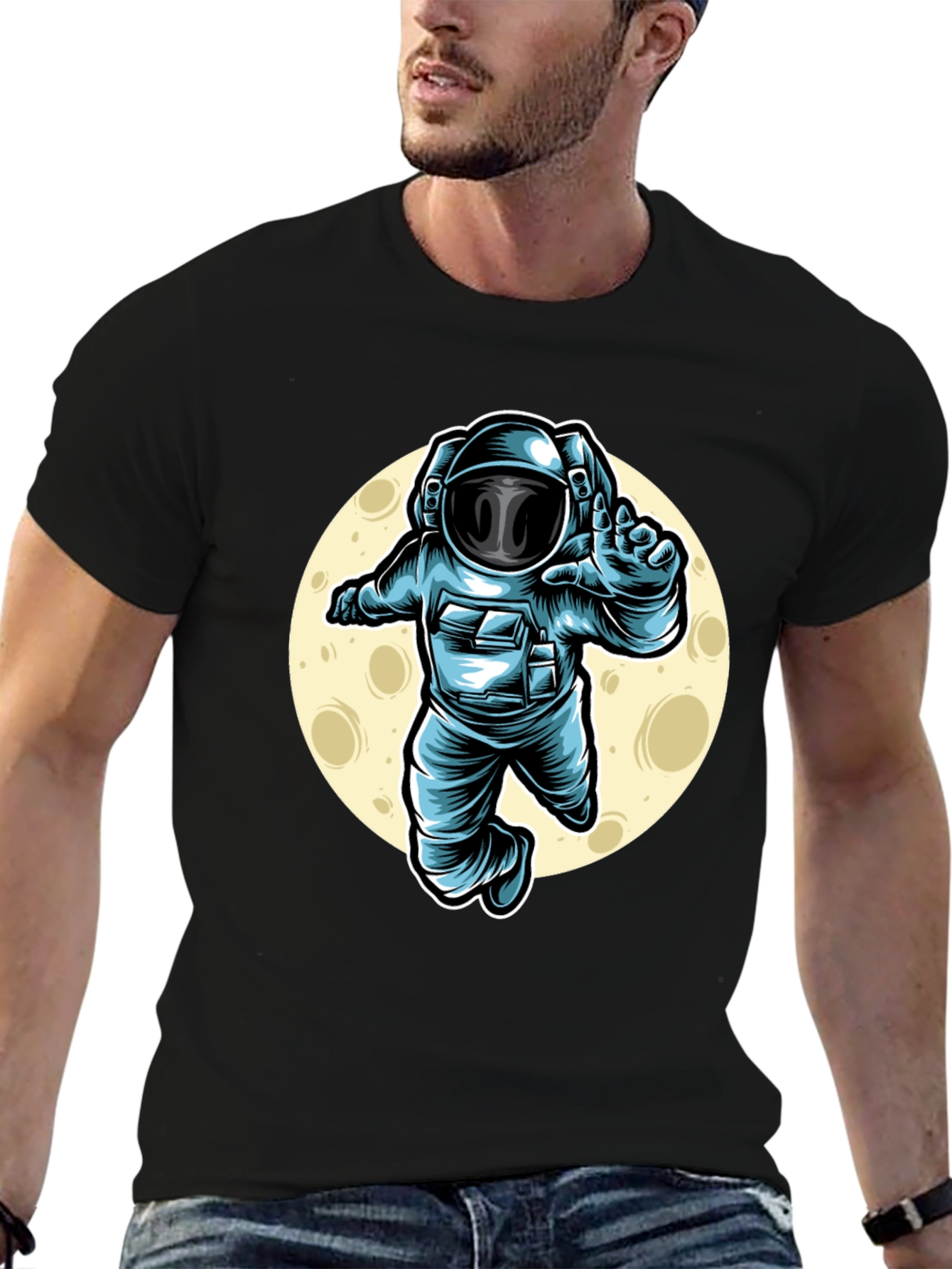 Astronaut Graphic T-Shirt - Space Adventure Tee